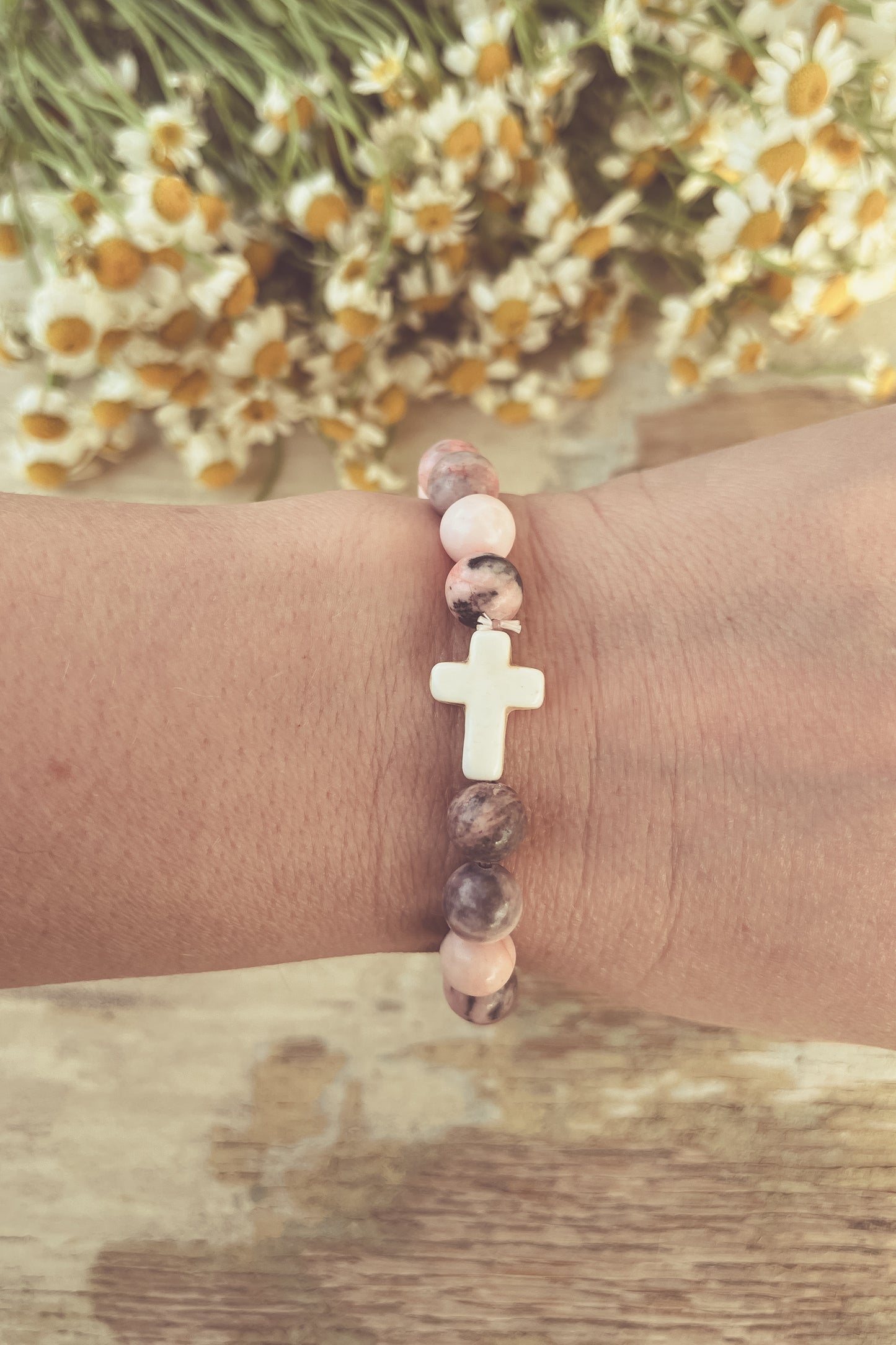 Beautiful Faith Stone Stacking Bracelets