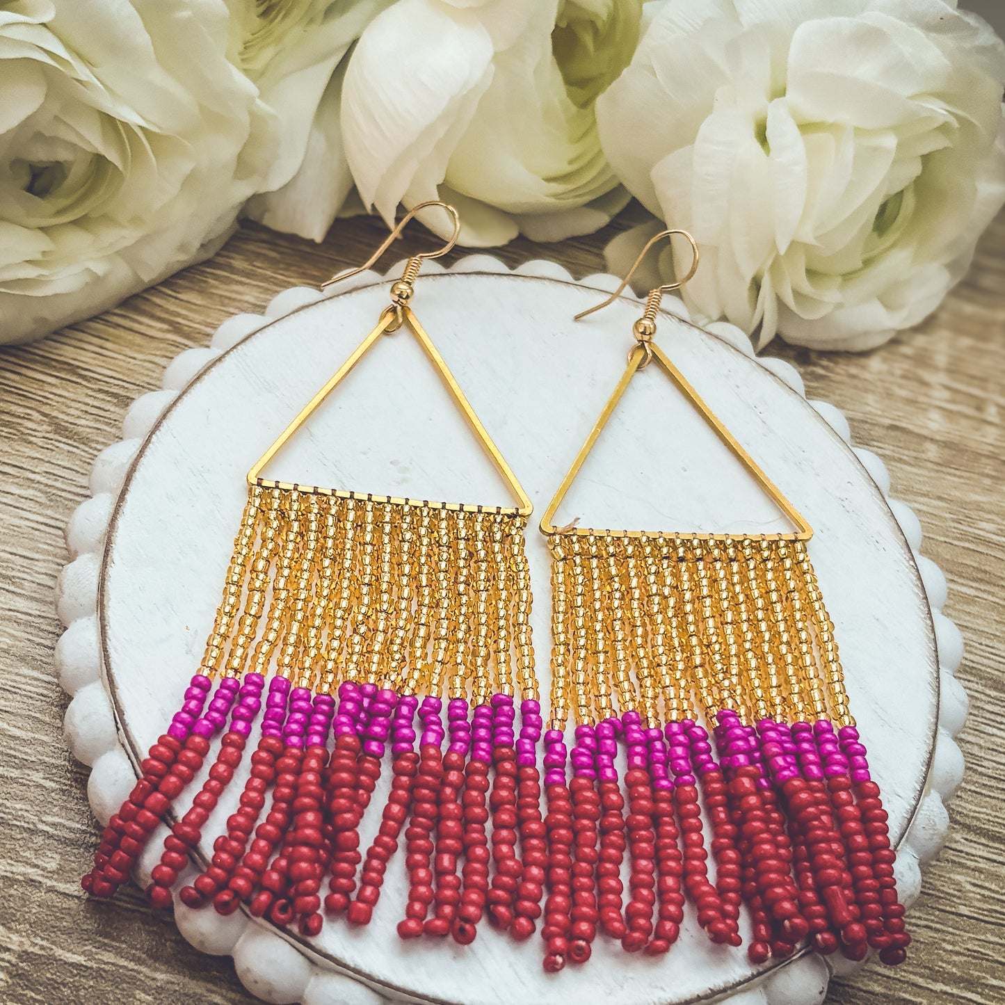 Beautiful Beaded Earrings