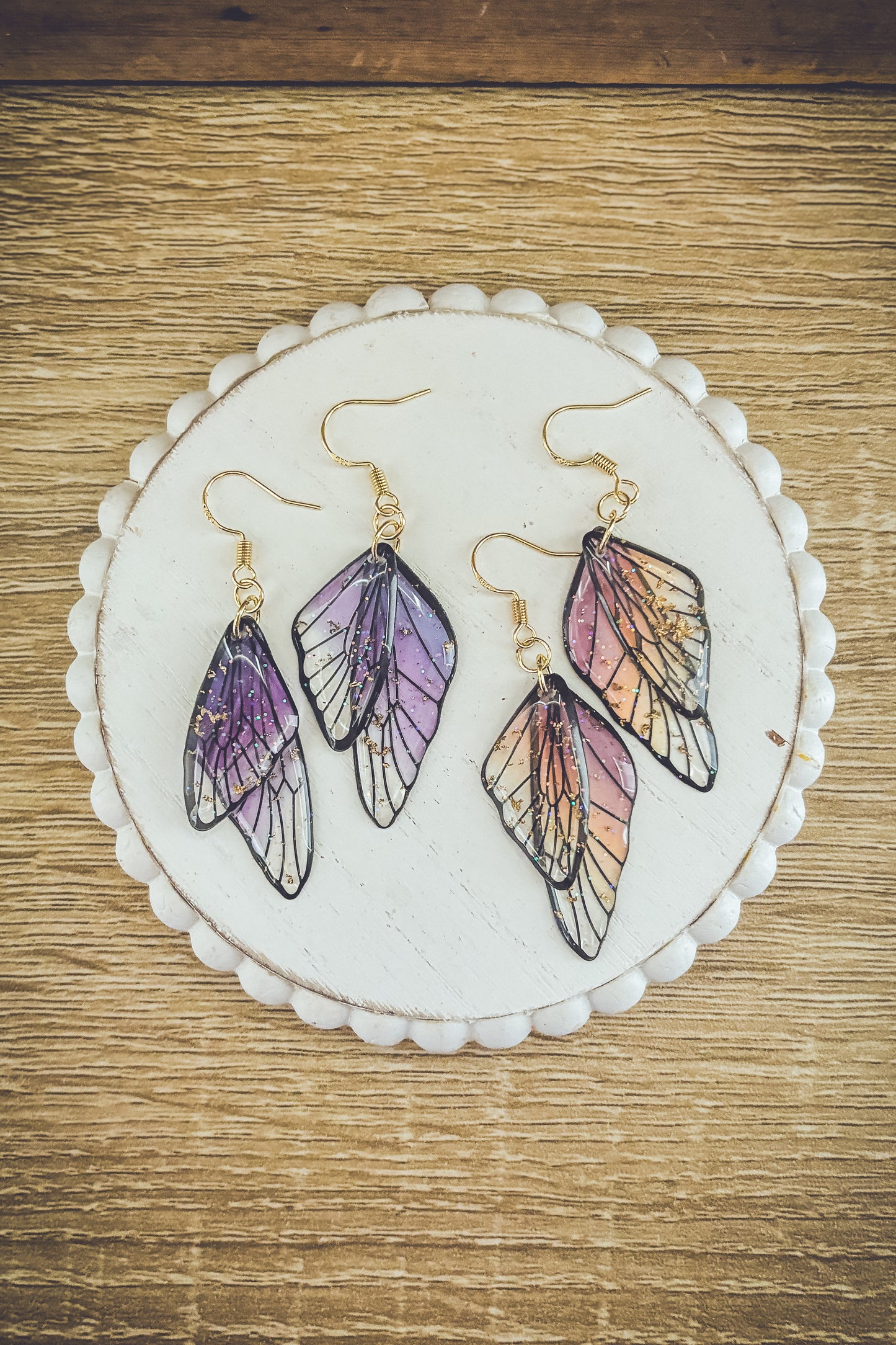 Beautiful Butterfly Wing Earrings