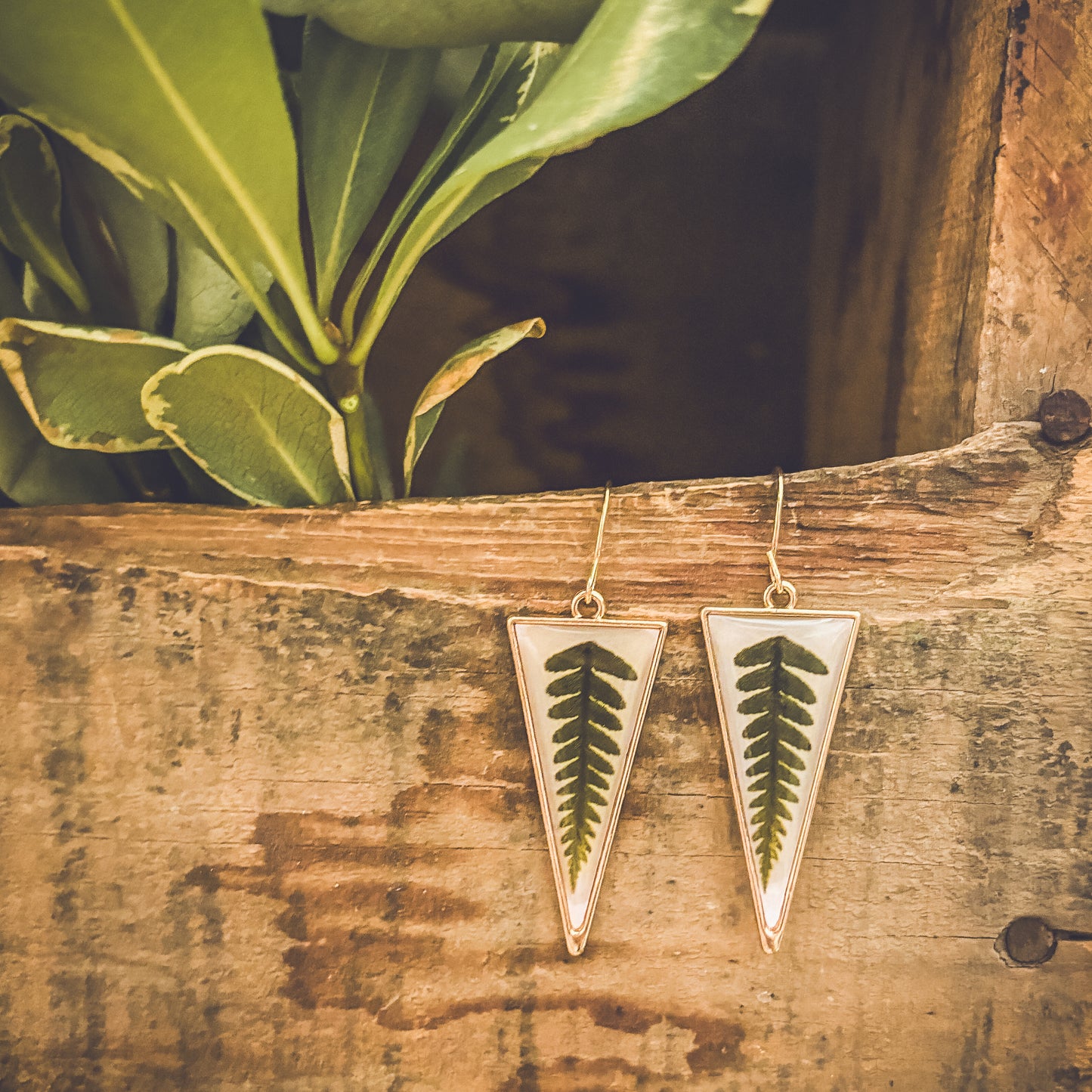 Beautiful Foliage Drop Earrings