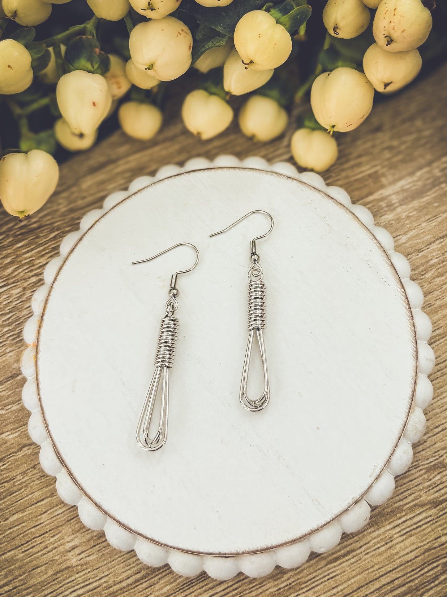 Adorable Baking Whisk Earrings