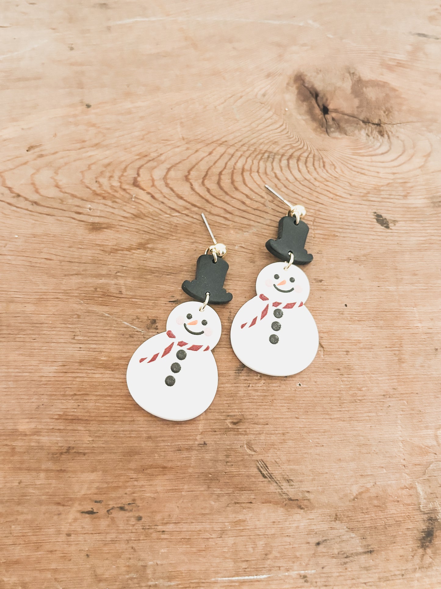 Adorable Snowman Earrings