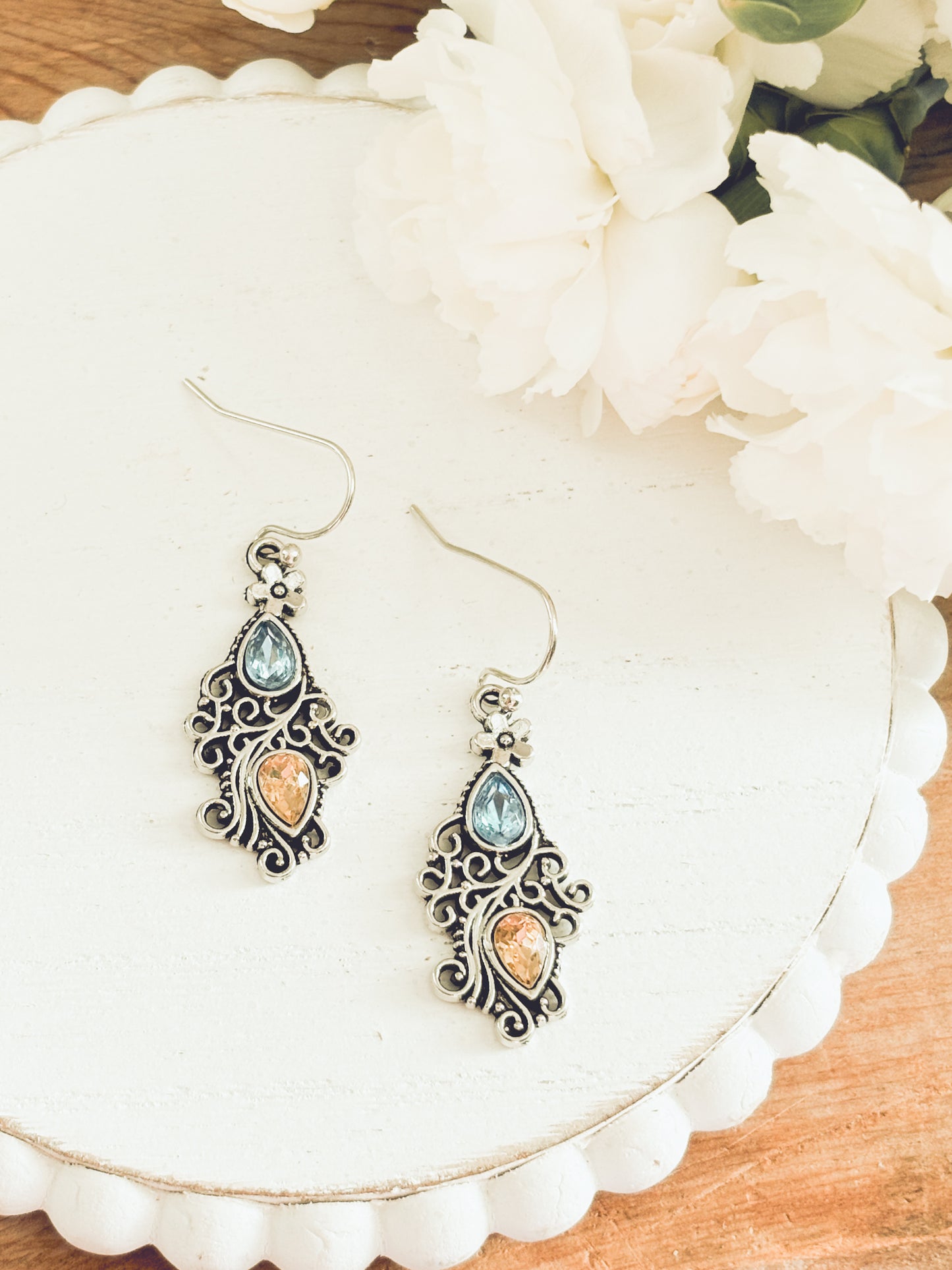 Beautiful Boho Silver Earrings