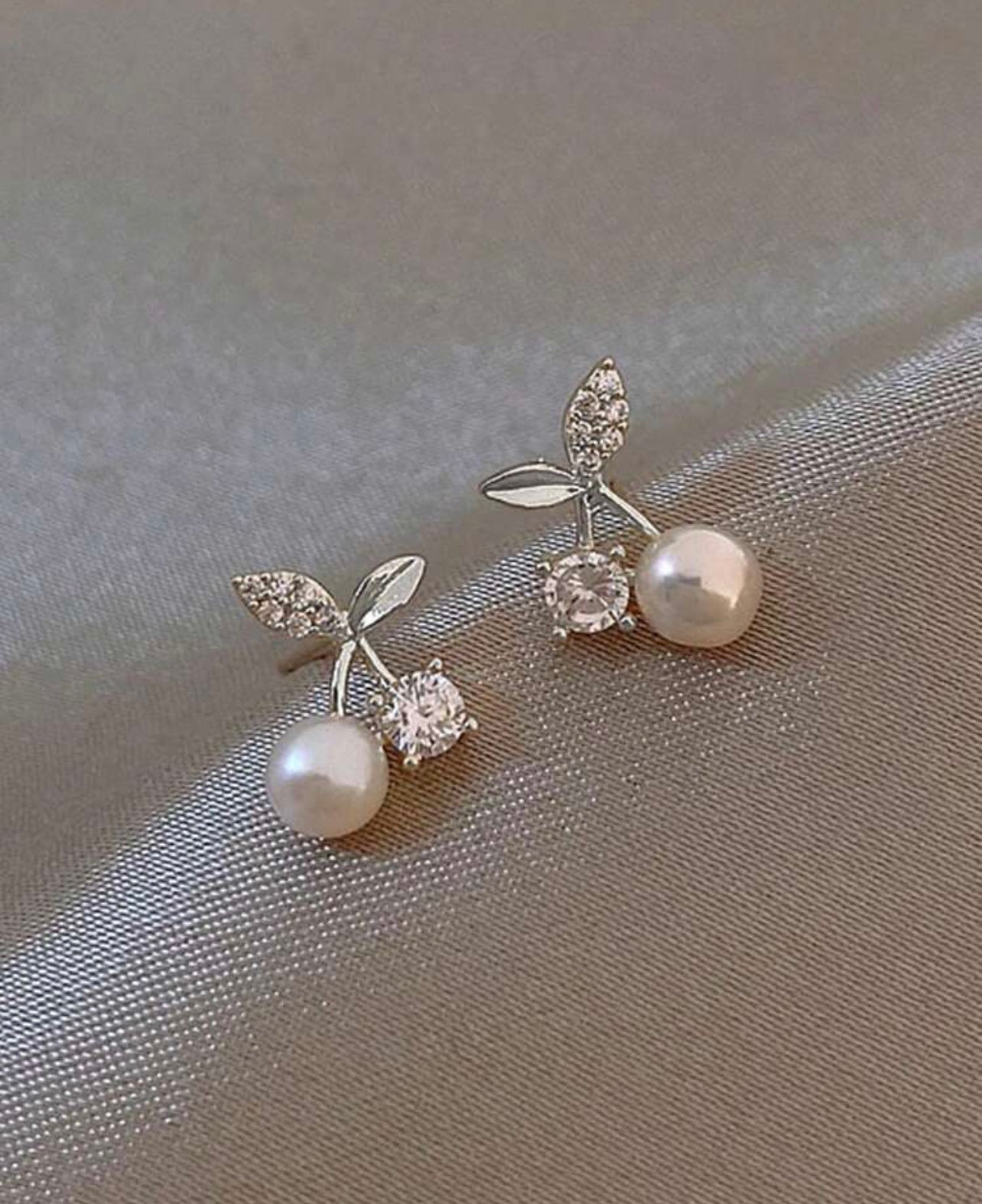 Beautiful Dainty Cherry Studs