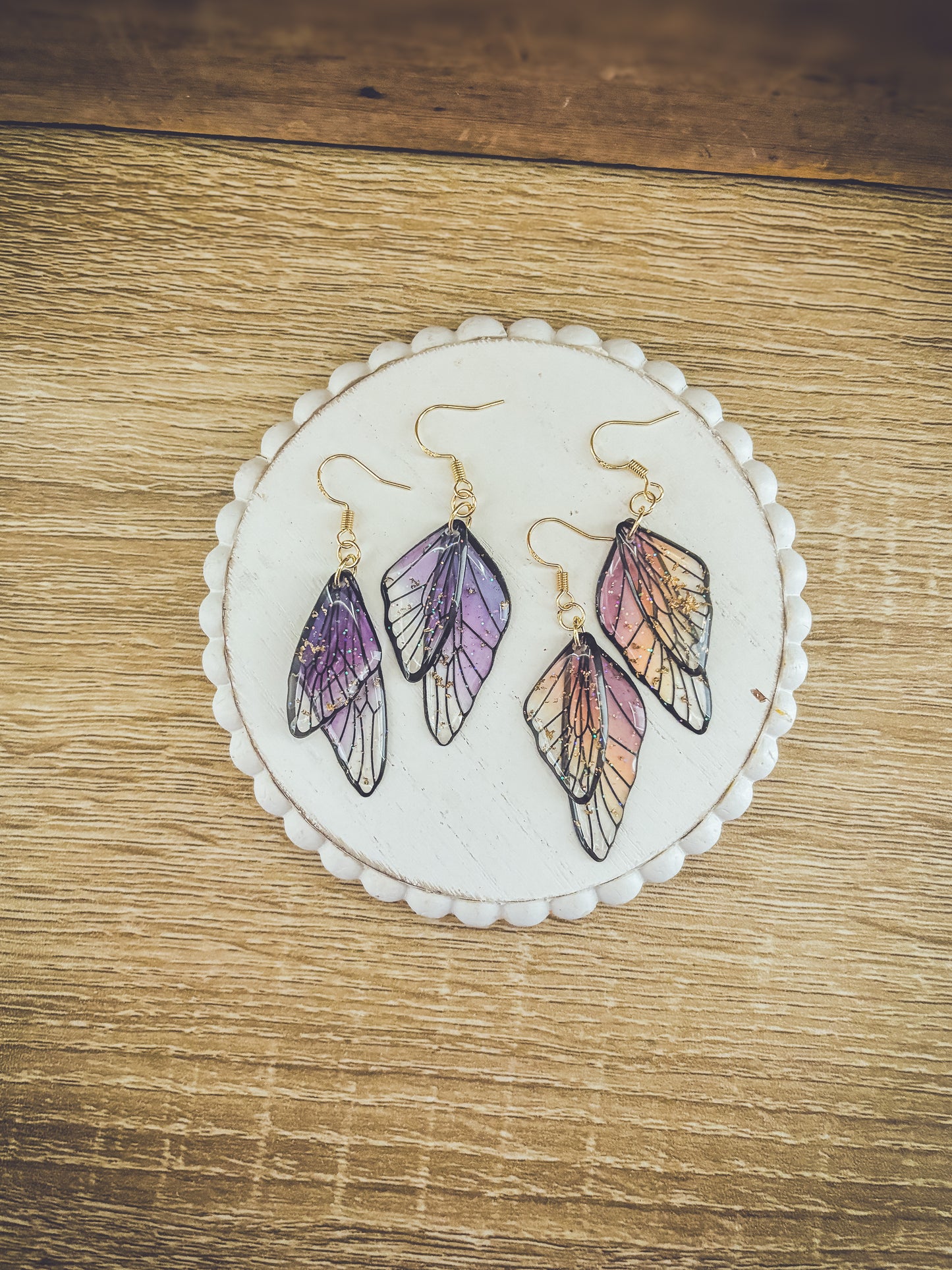 Beautiful Butterfly Wing Earrings