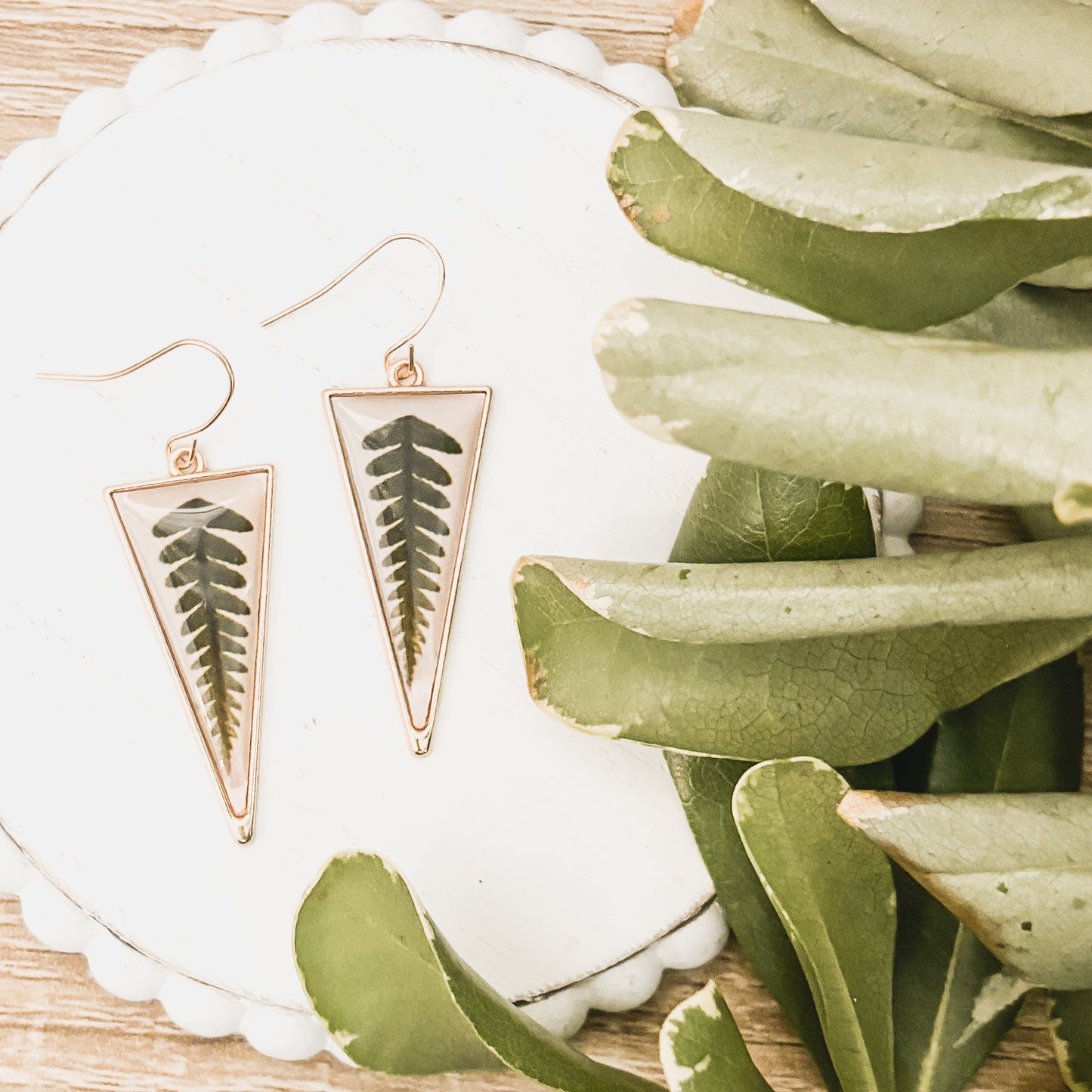 Beautiful Foliage Drop Earrings