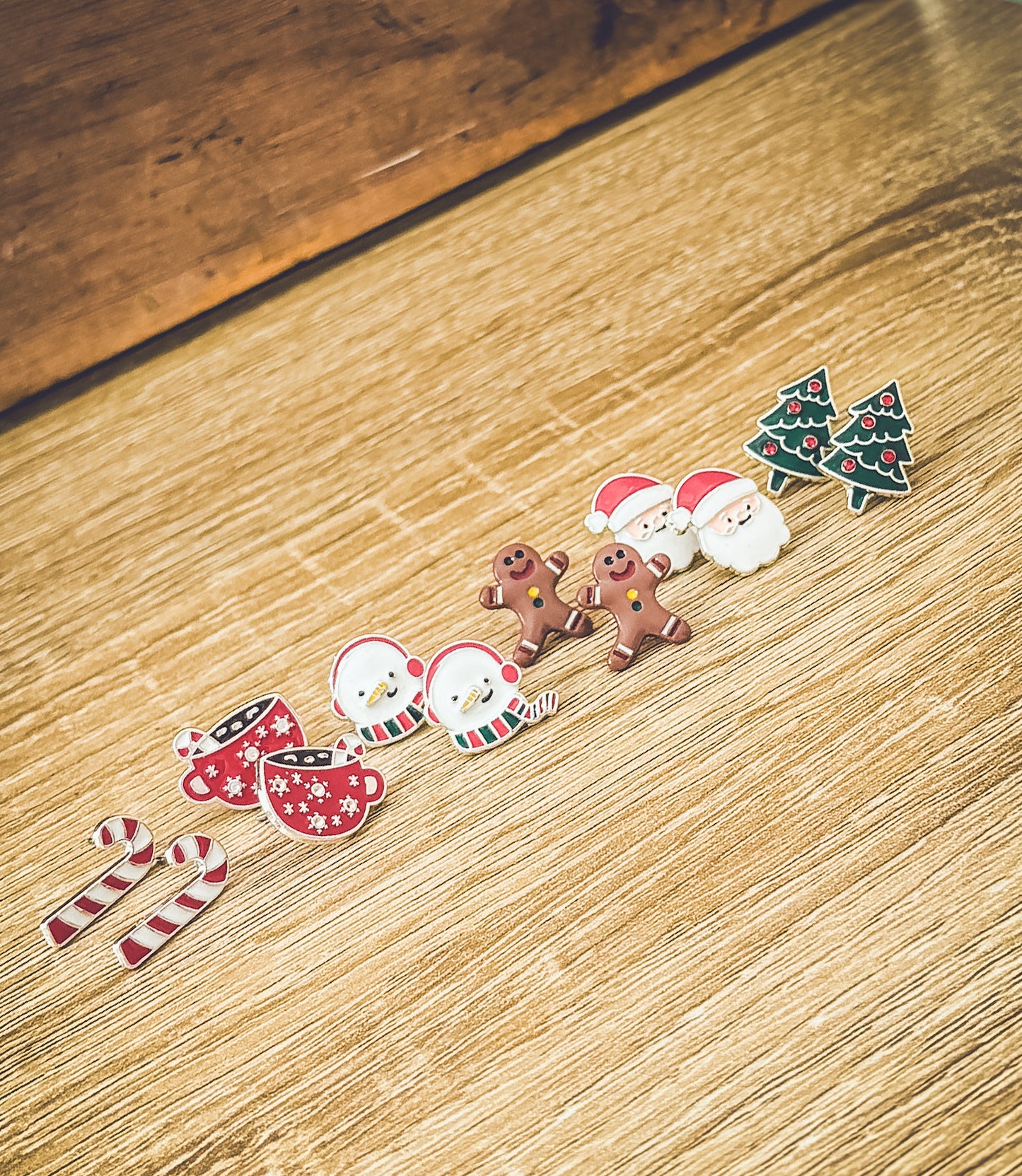 Adorable Christmas Stud Earring Set