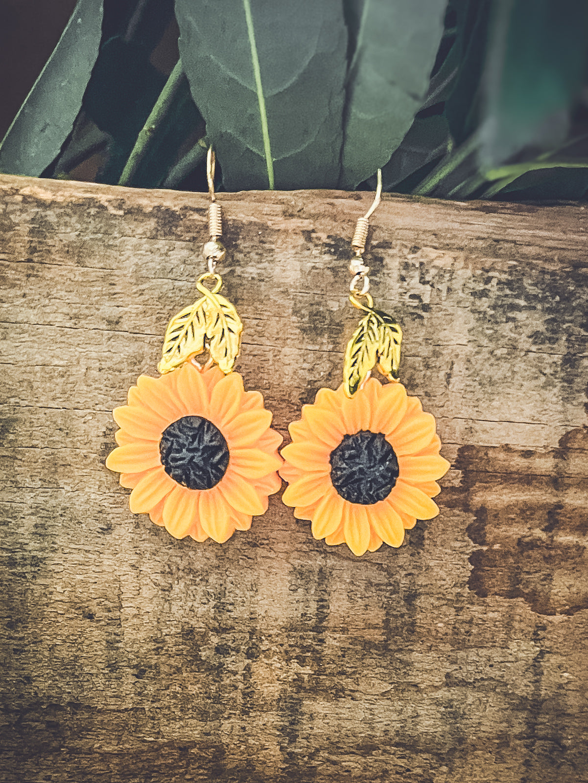 Beautiful Sunflower Earrings