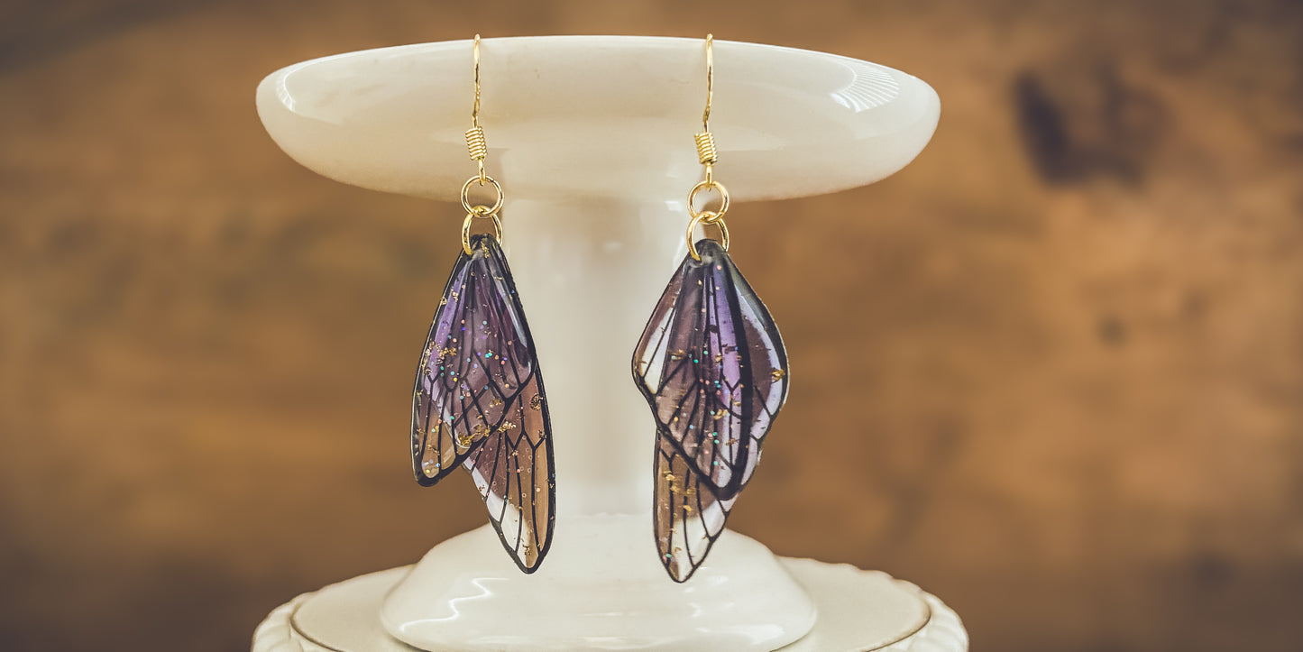 Beautiful Butterfly Wing Earrings