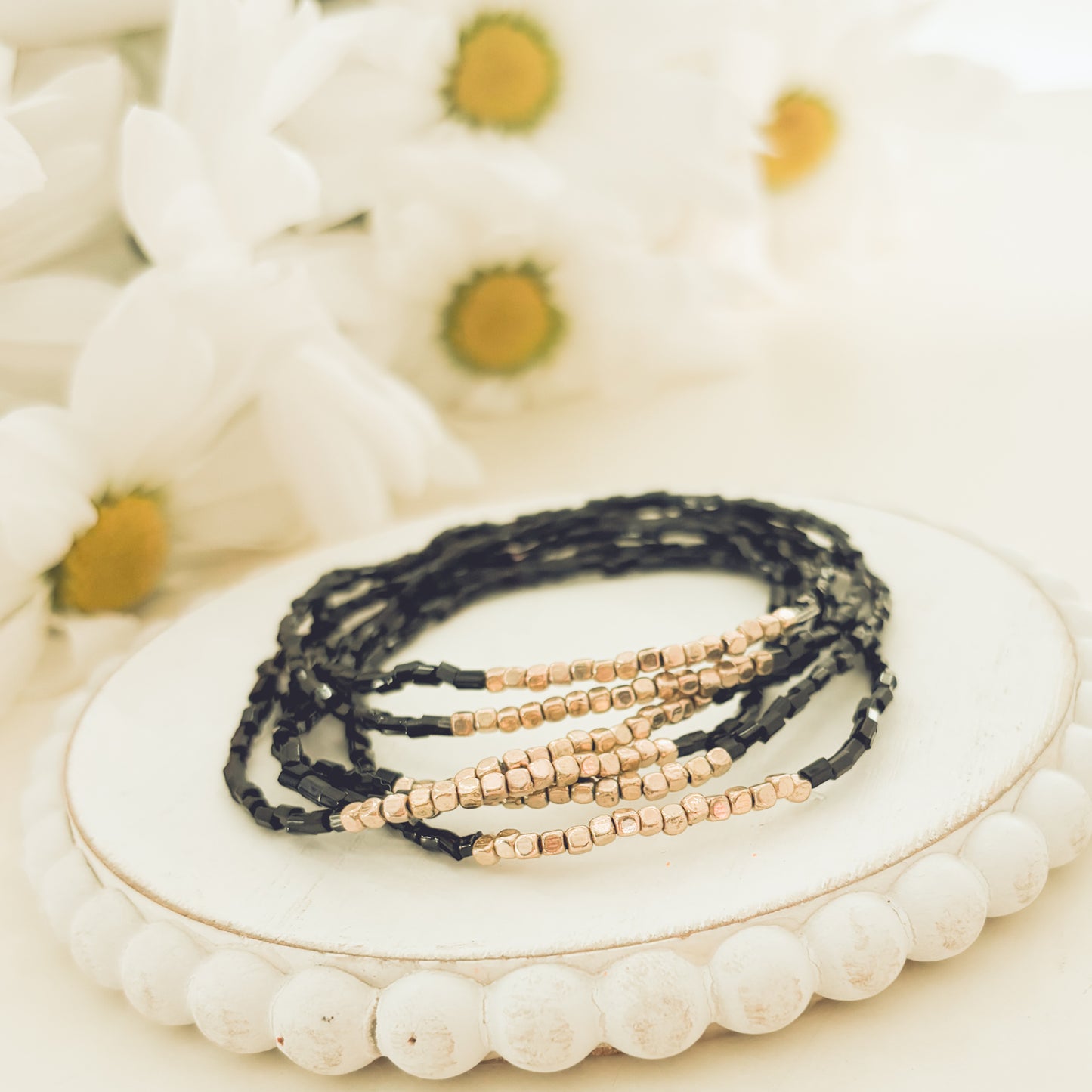 Beautiful Black Bracelet Set