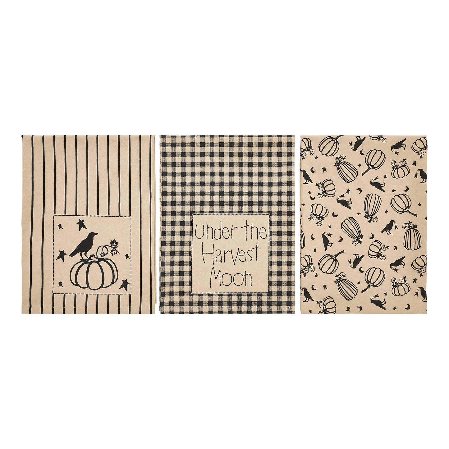 Raven Harvest Tea Towel Set of 3