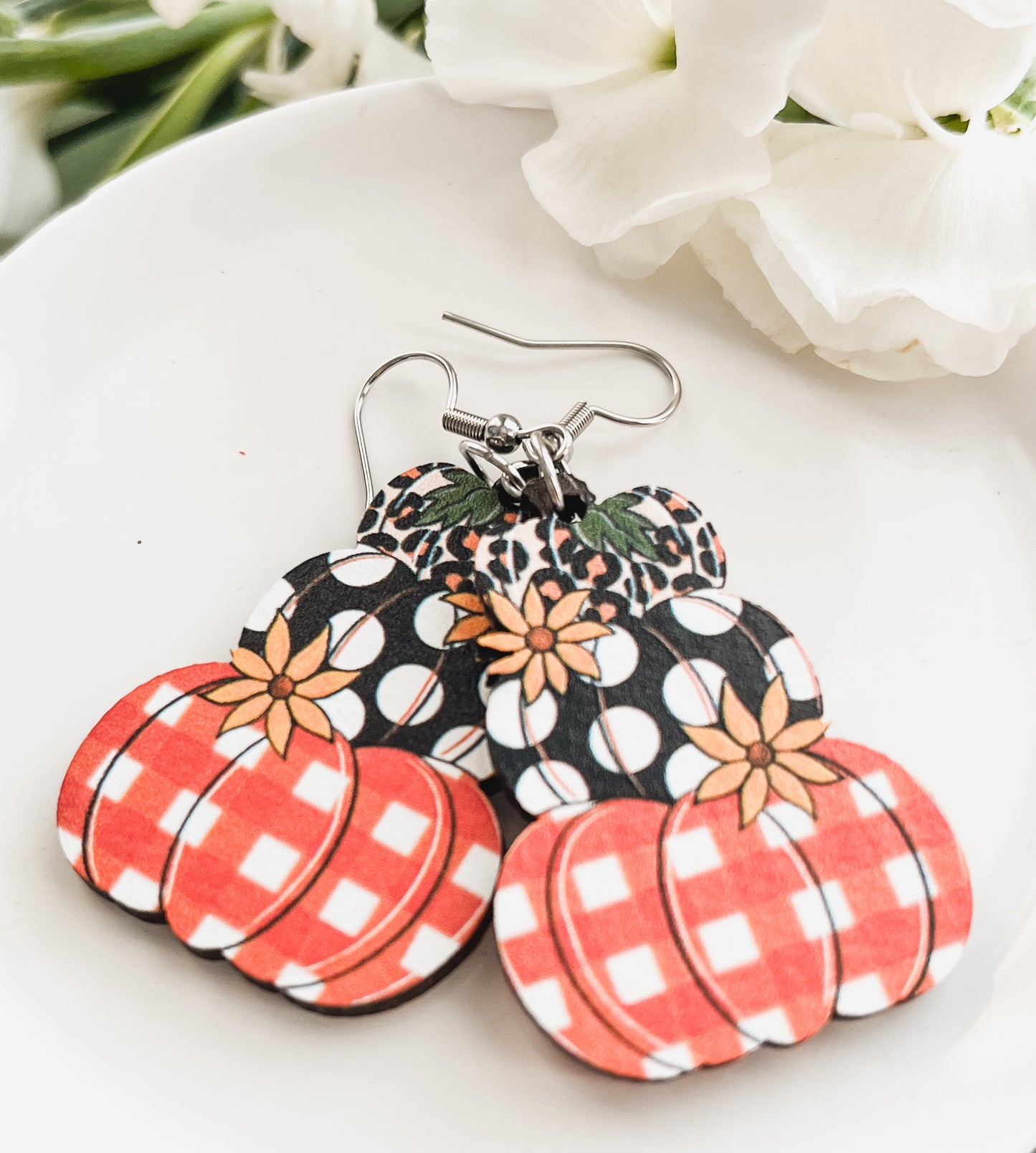 Adorable Fall Pumpkin Earrings