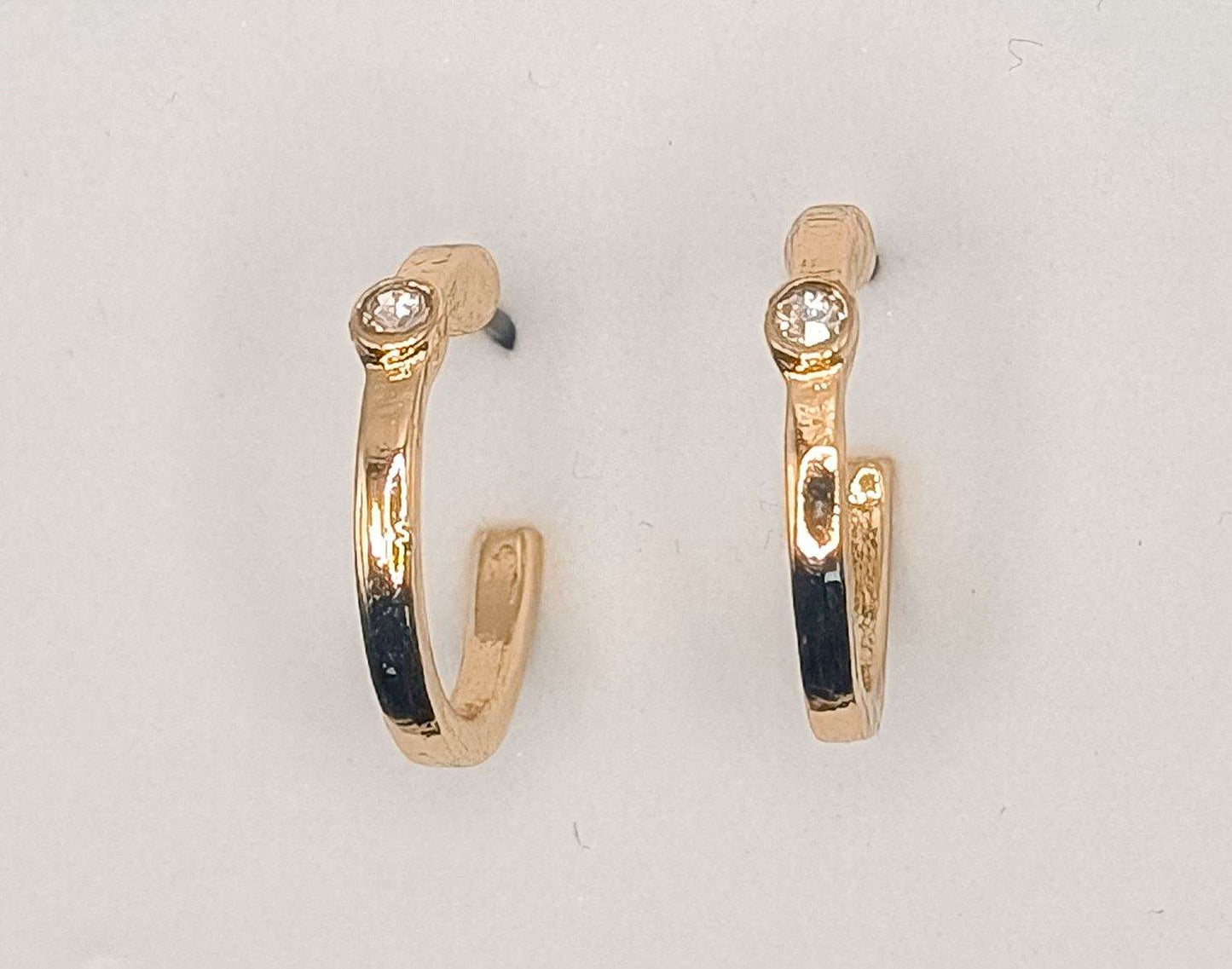 Beautiful 5 Pair Set of Gold Hoop Earrings