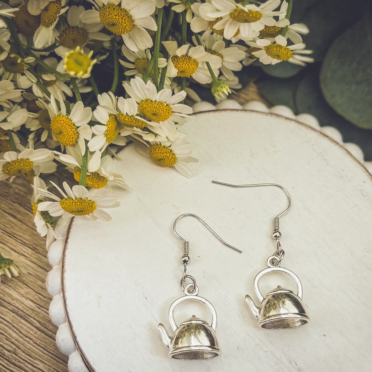 Adorable Tea Kettle Earrings