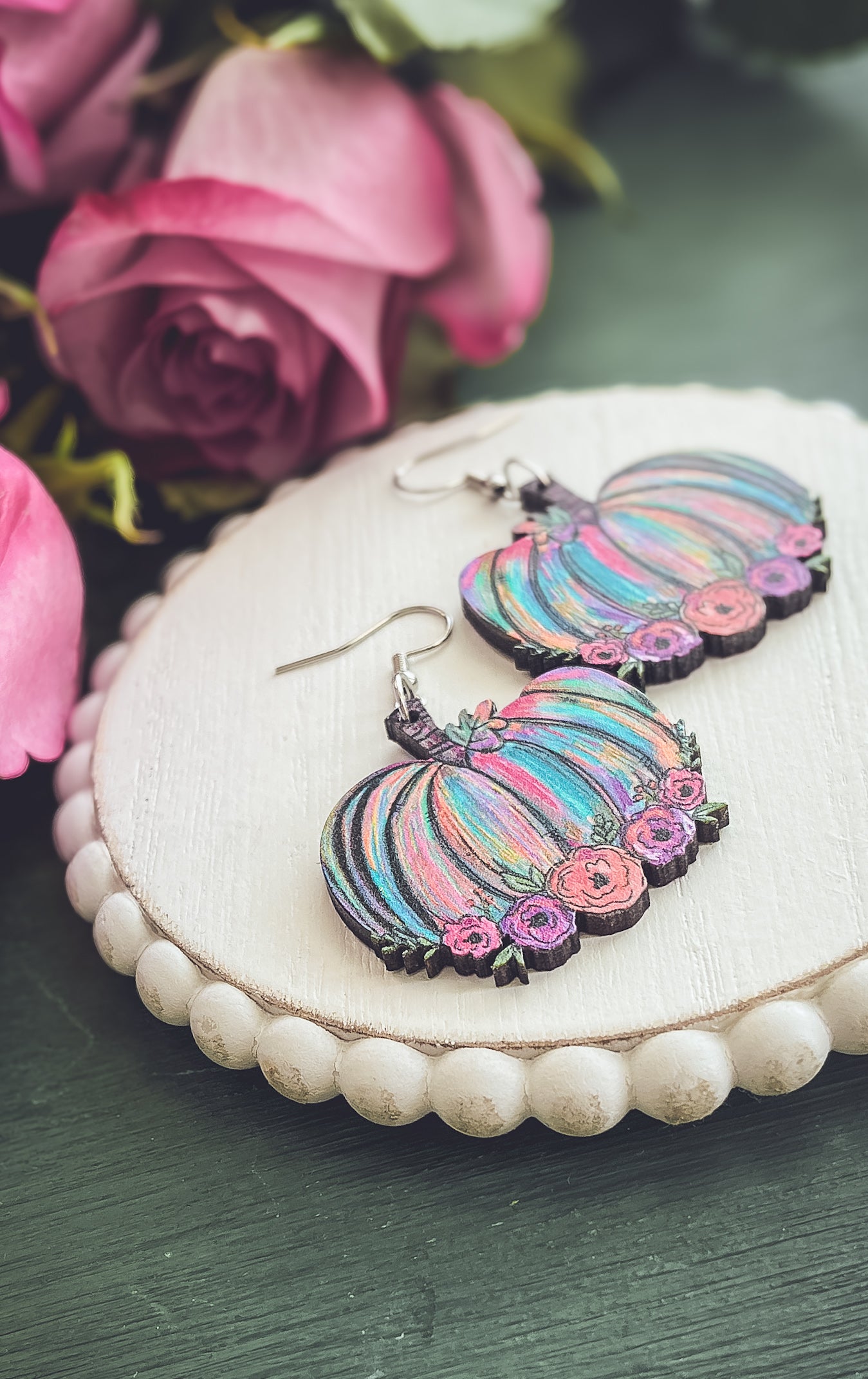 Adorable Fall Pumpkin Earrings