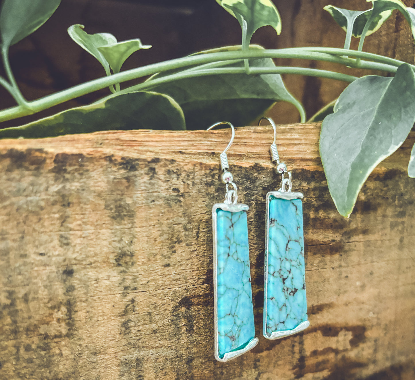 Beautiful Silver and Turquoise Earrings