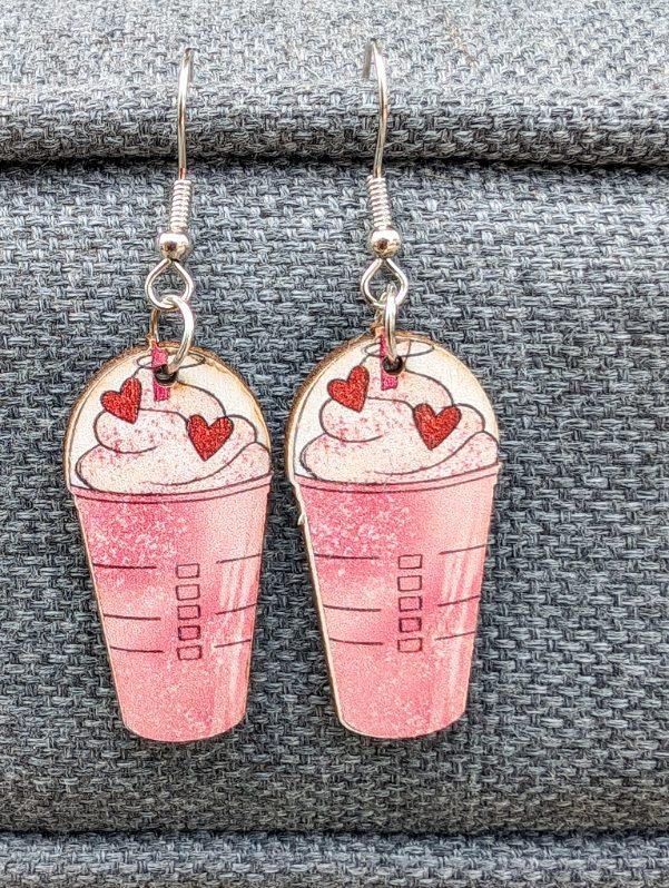 Adorable Coffee Drink Earrings