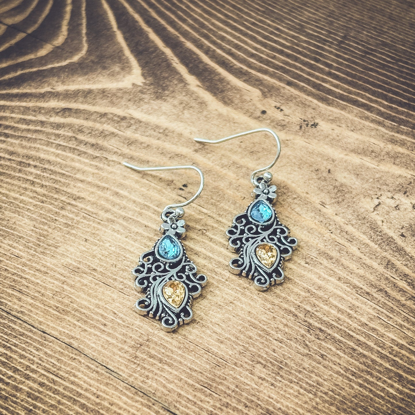 Beautiful Boho Silver Earrings