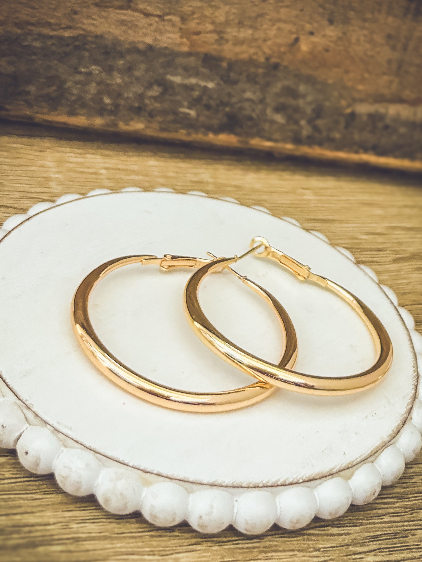 The Everyday Hoop Large-Gold or Silver