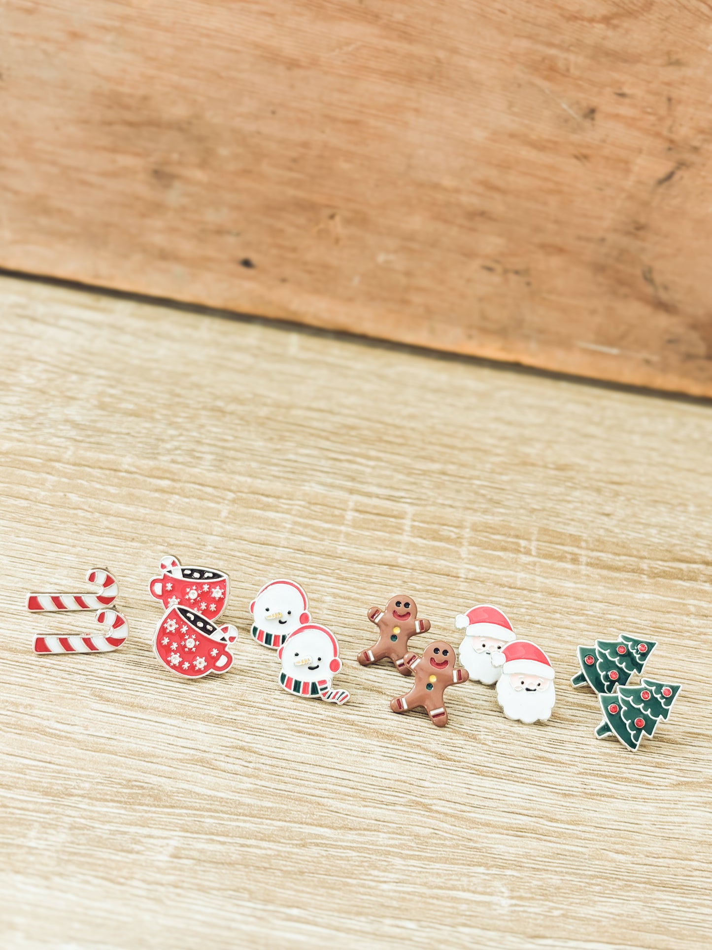 Adorable Christmas Stud Earring Set