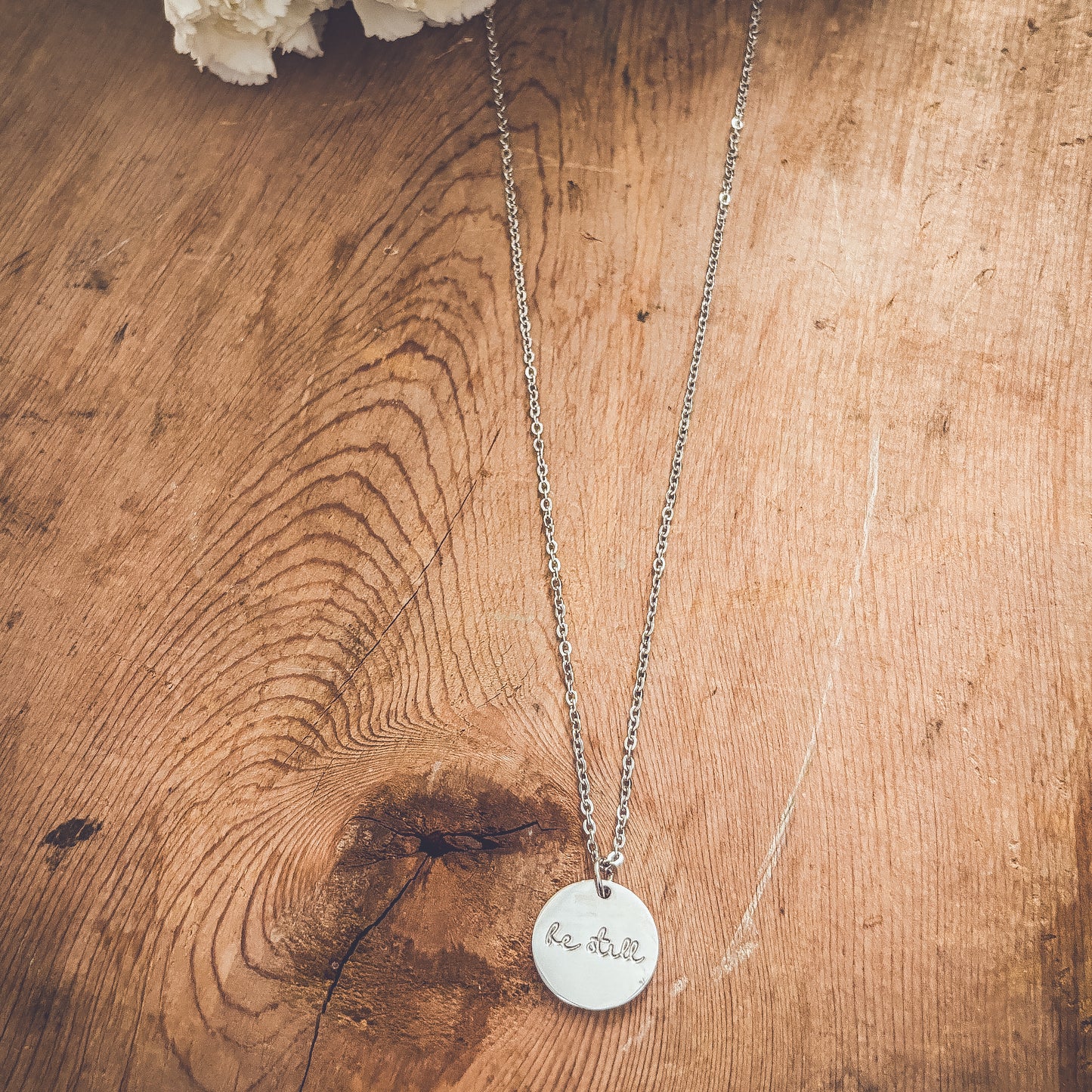 Beautiful Be Still Necklace in Gold or Silver