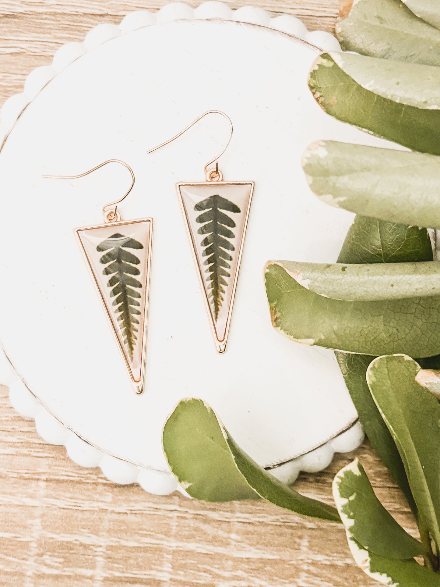 Beautiful Foliage Drop Earrings