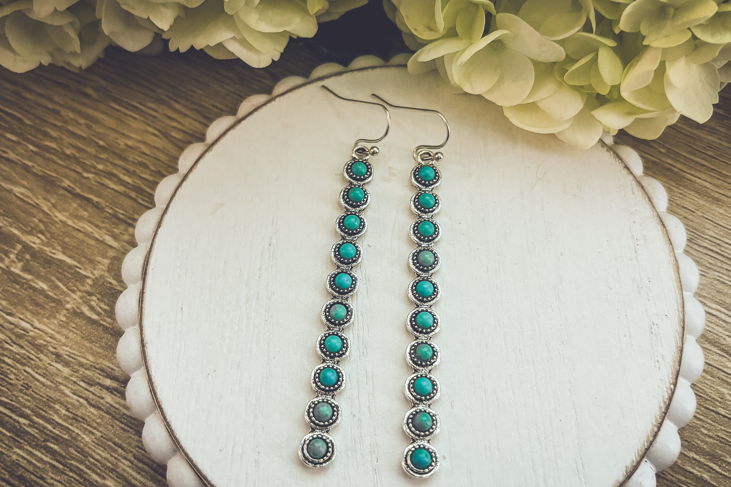 Beautiful Vintage Style Turquoise Earrings