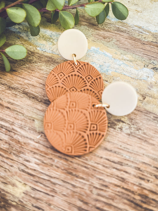 Beautiful Desert Clay Earrings