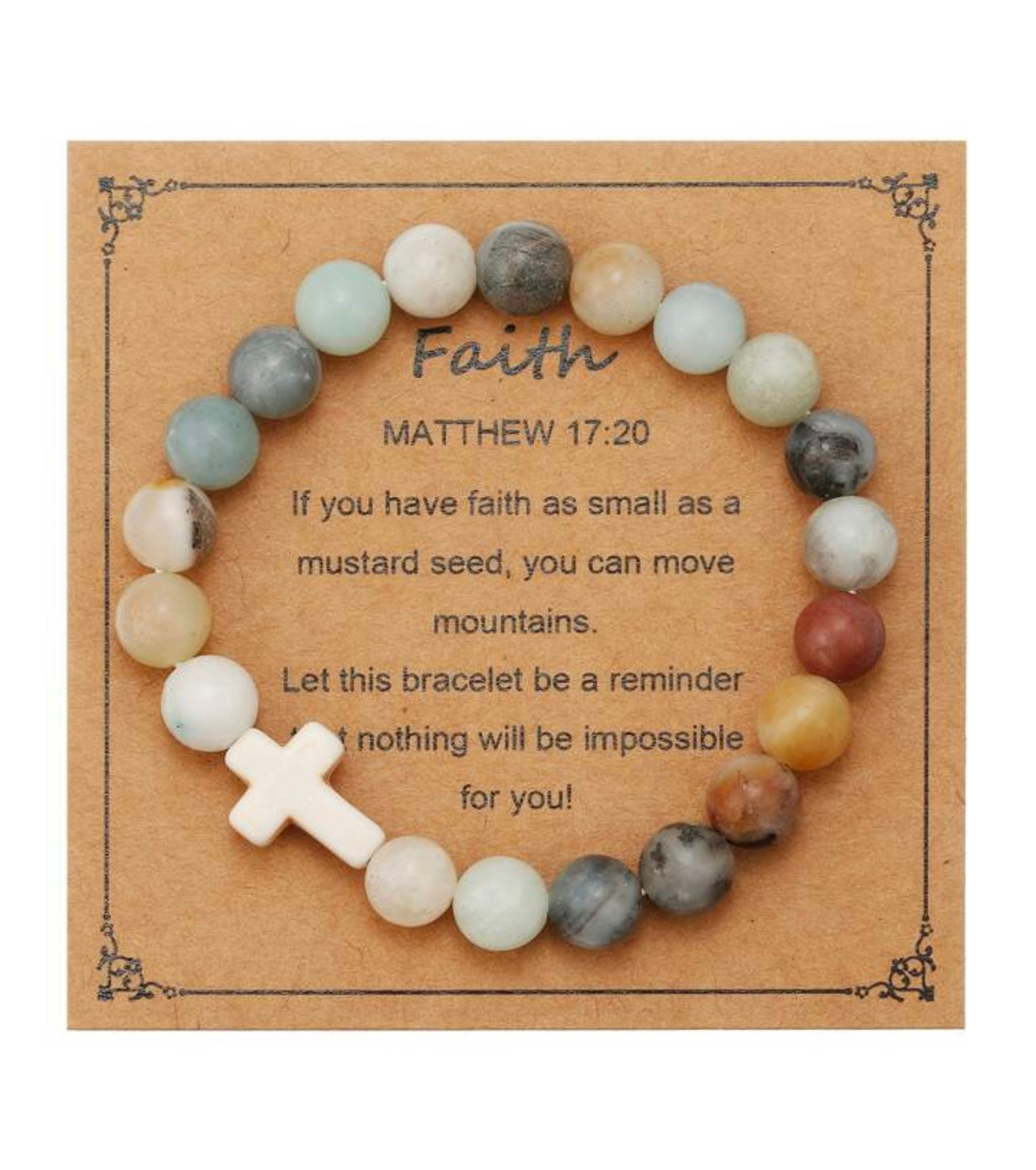 Beautiful Faith Stone Stacking Bracelet – Rooted Home Goods