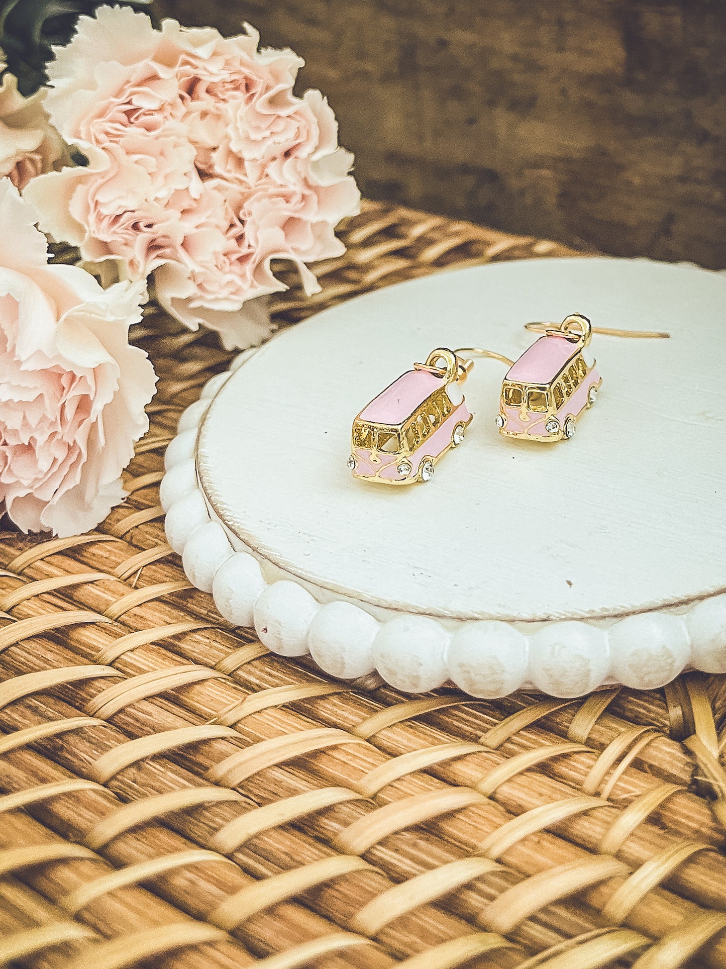 Adorable Vintage Van Earrings