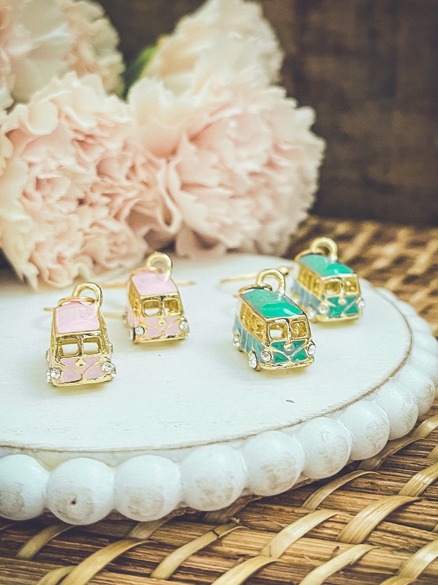 Adorable Vintage Van Earrings