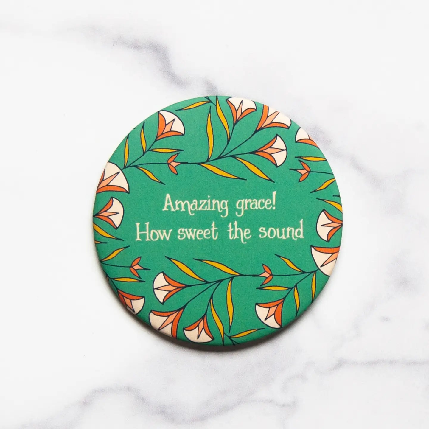 Amazing Grace Round Magnet