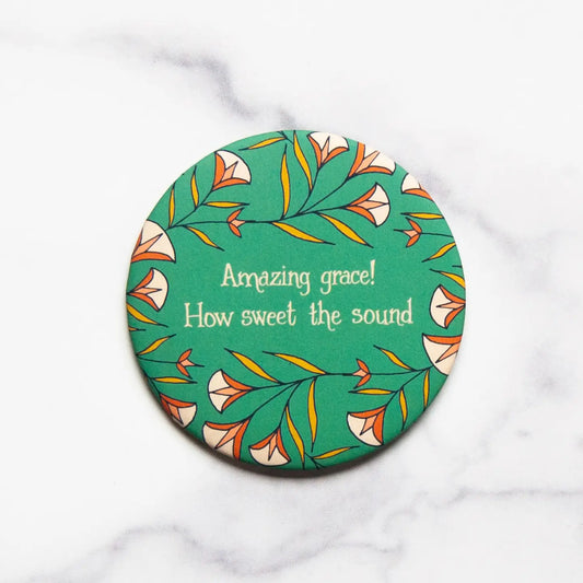 Amazing Grace Round Magnet