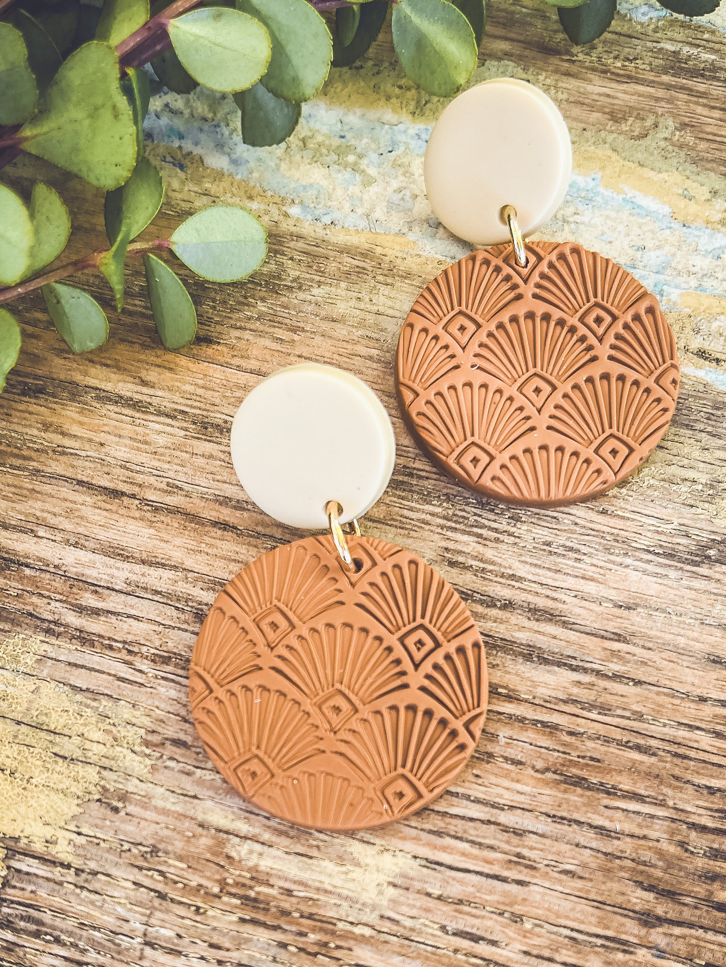 Beautiful Desert Clay Earrings