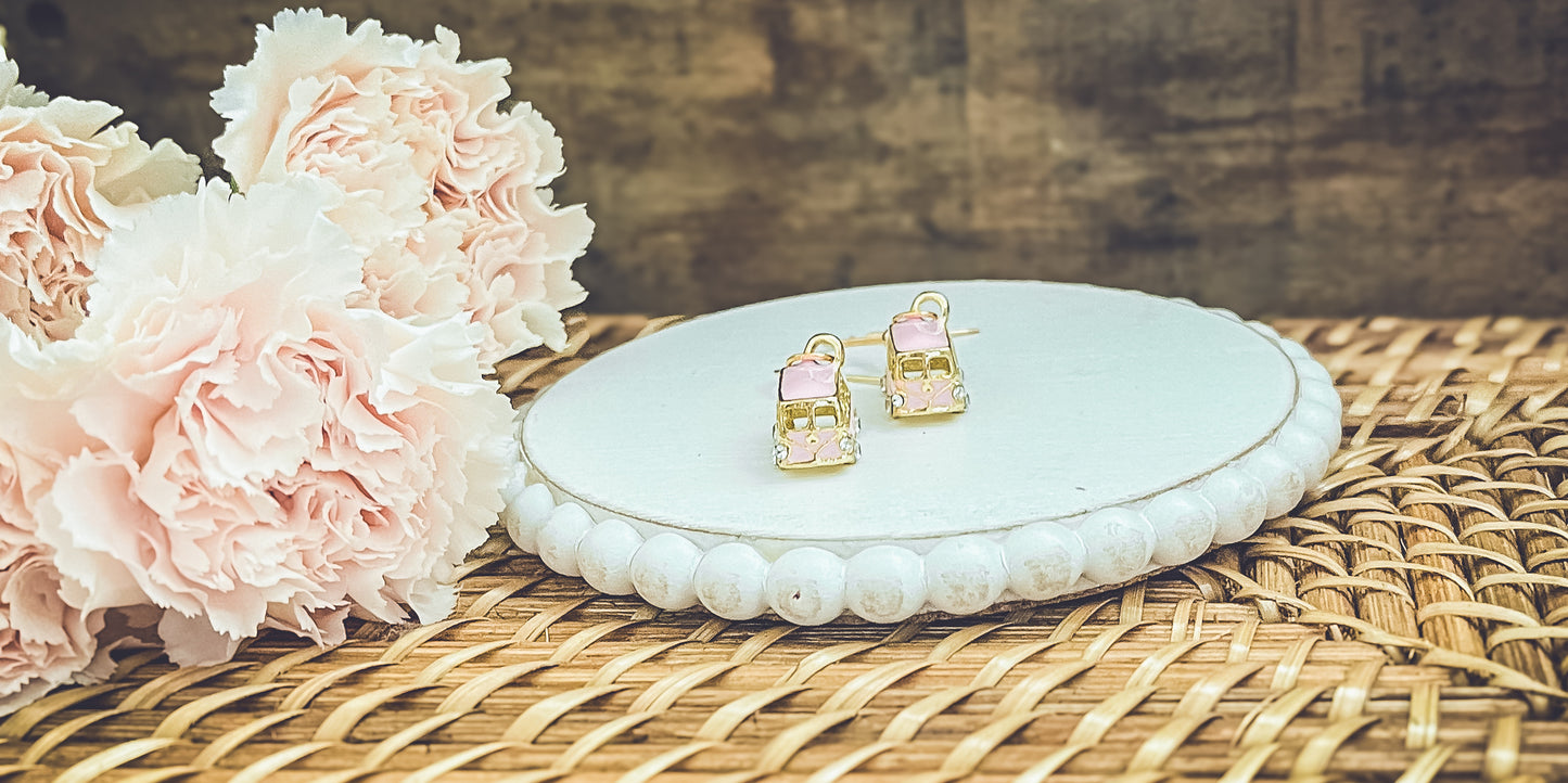 Adorable Vintage Van Earrings