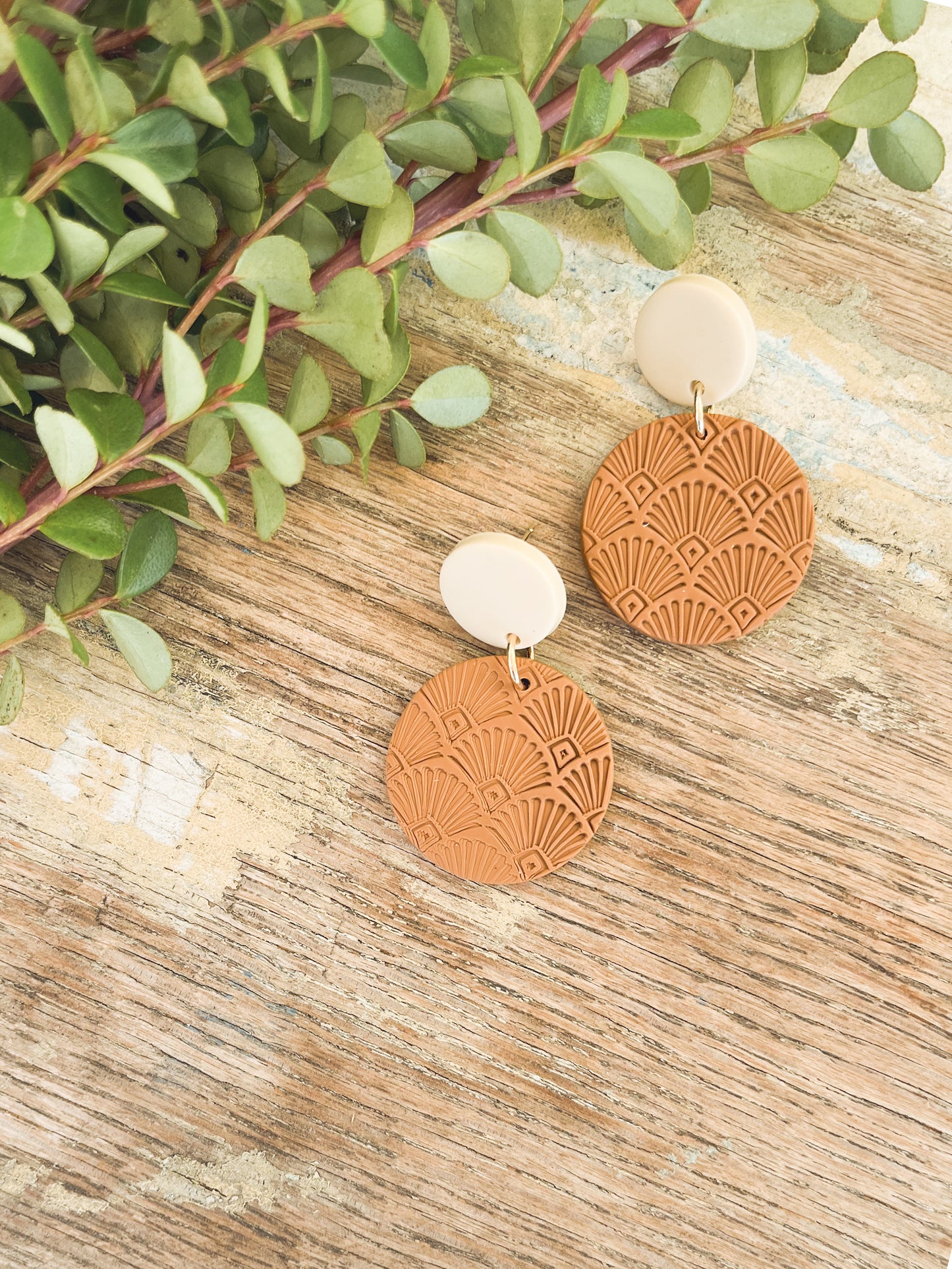 Beautiful Desert Clay Earrings