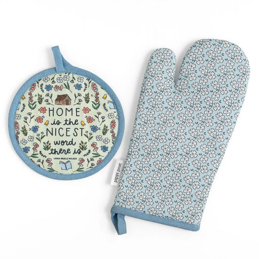 Home Is the Nicest Word Prairie Pot Holder Set