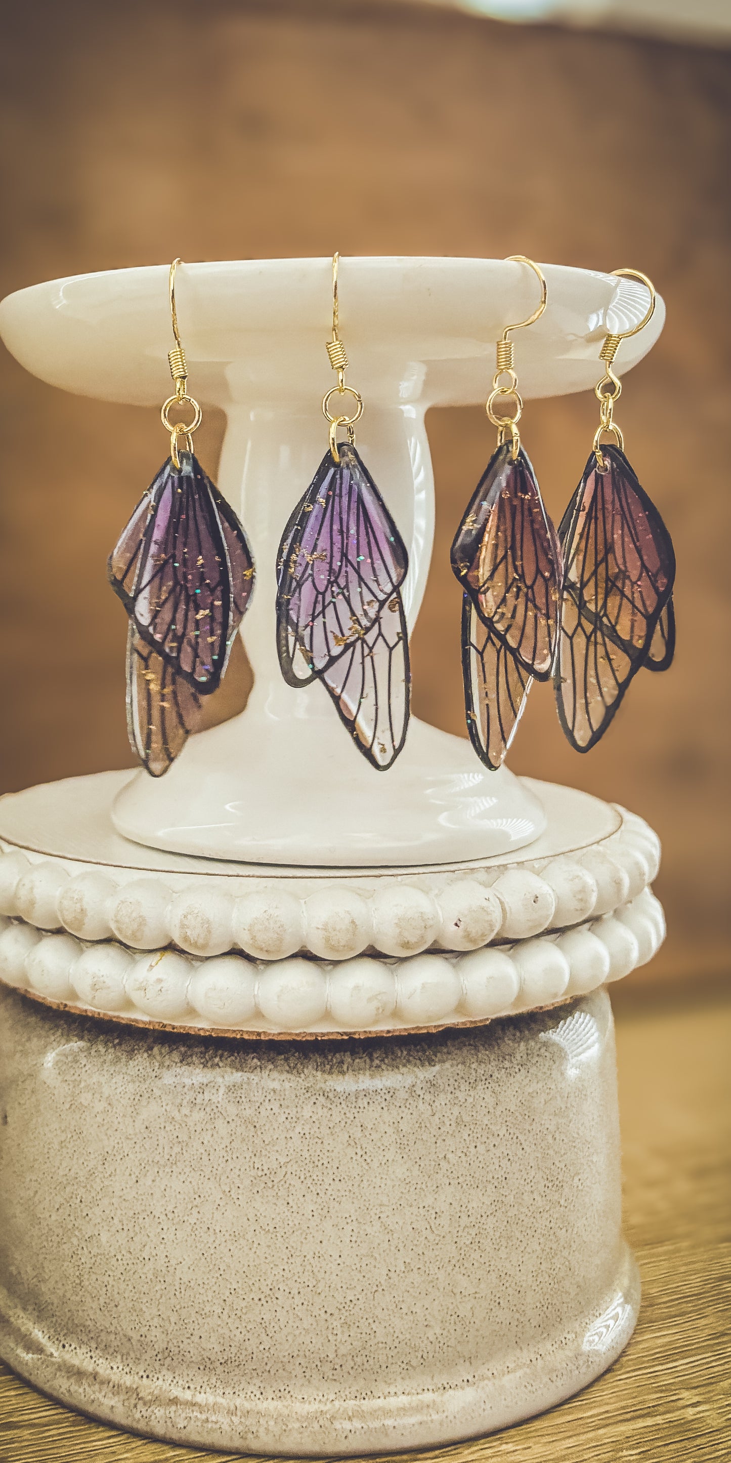 Beautiful Butterfly Wing Earrings