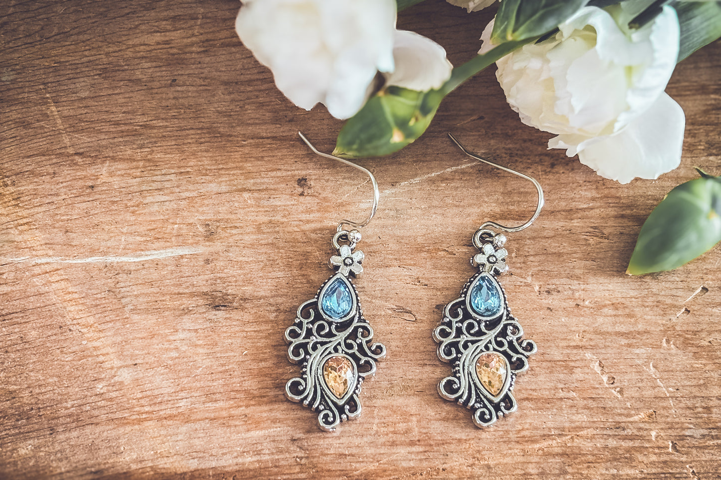 Beautiful Boho Silver Earrings