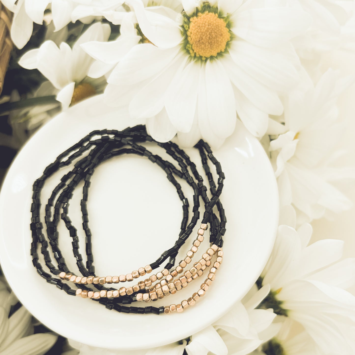 Beautiful Black Bracelet Set