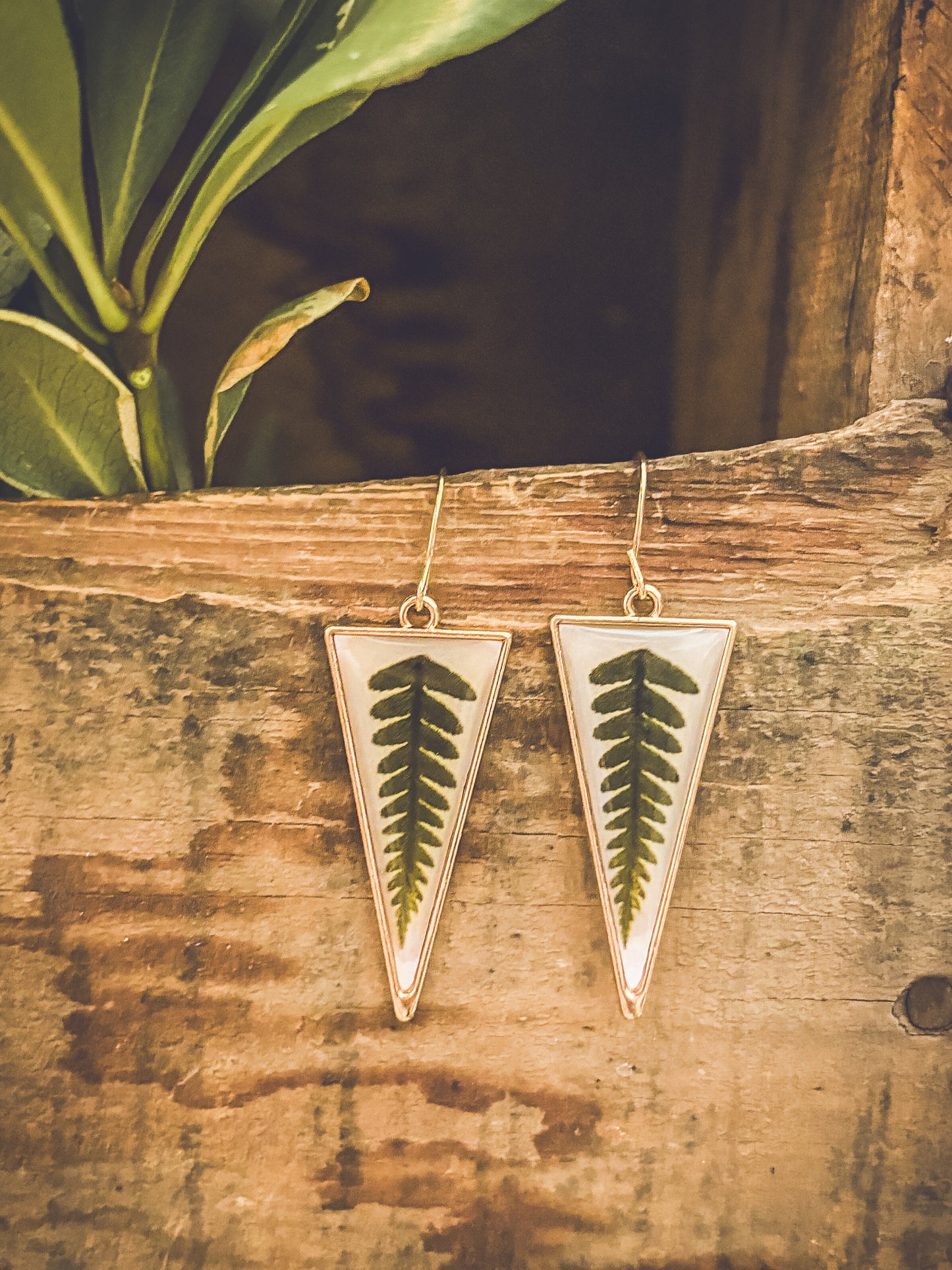 Beautiful Foliage Drop Earrings