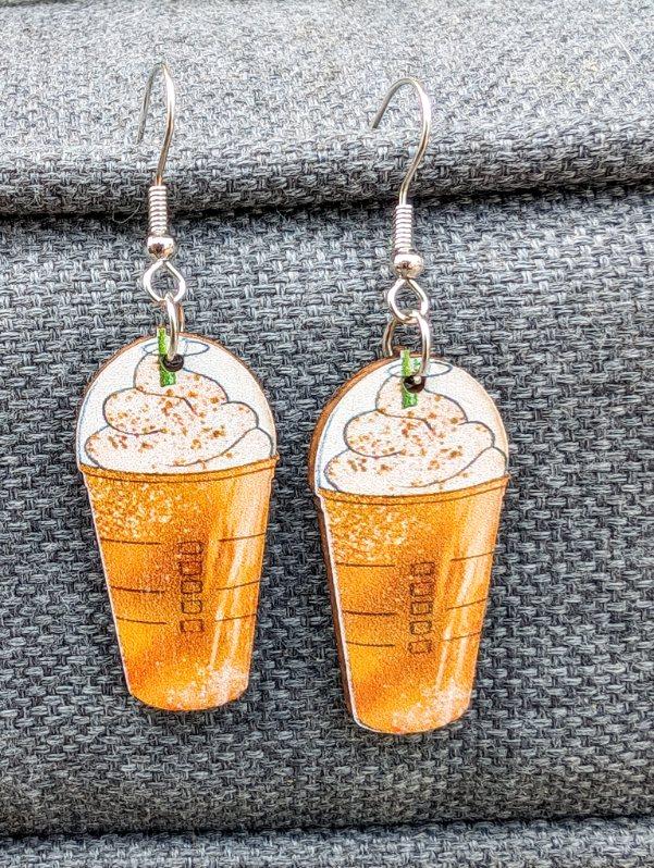 Adorable Coffee Drink Earrings