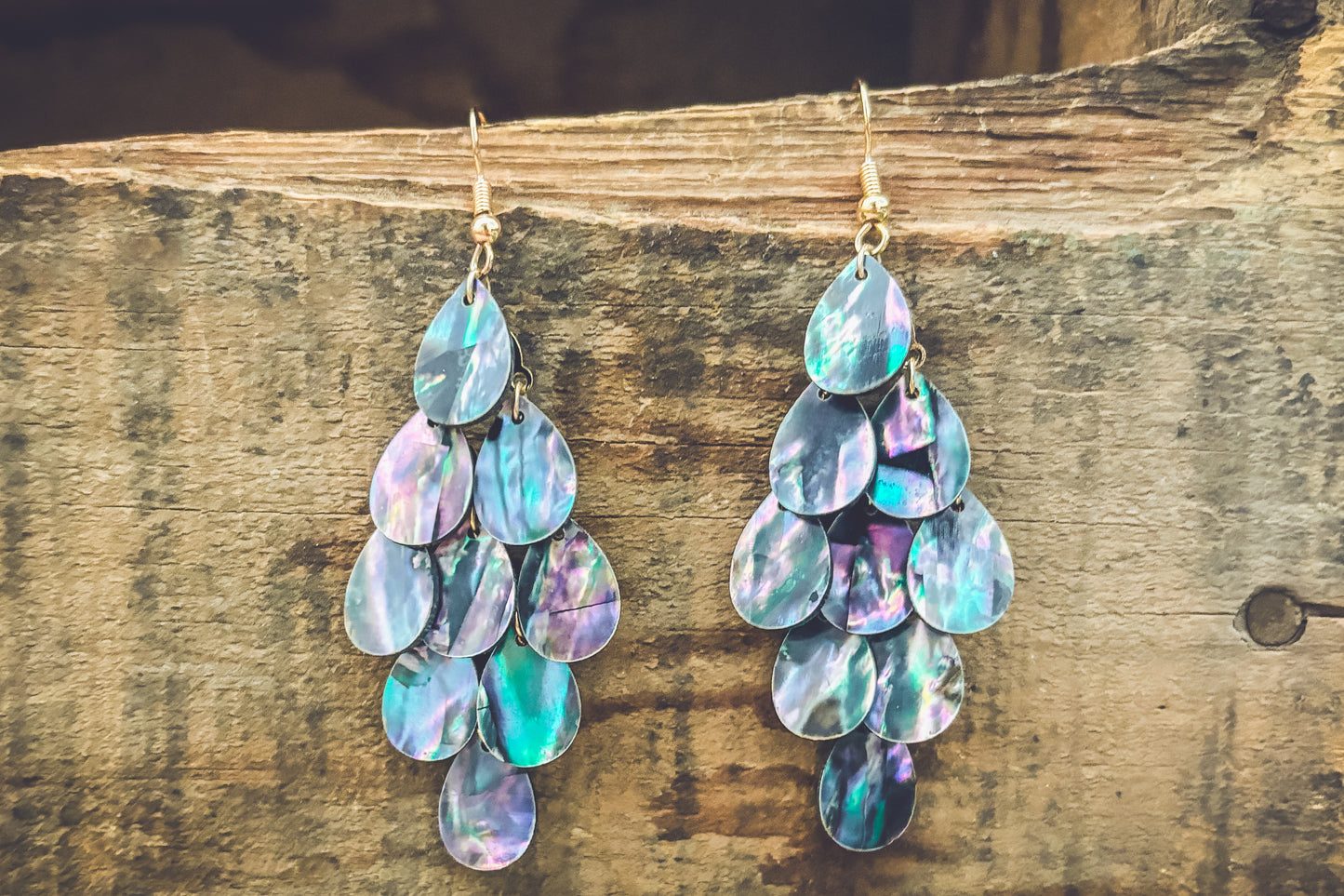 Beautiful Shell Chandelier Earrings