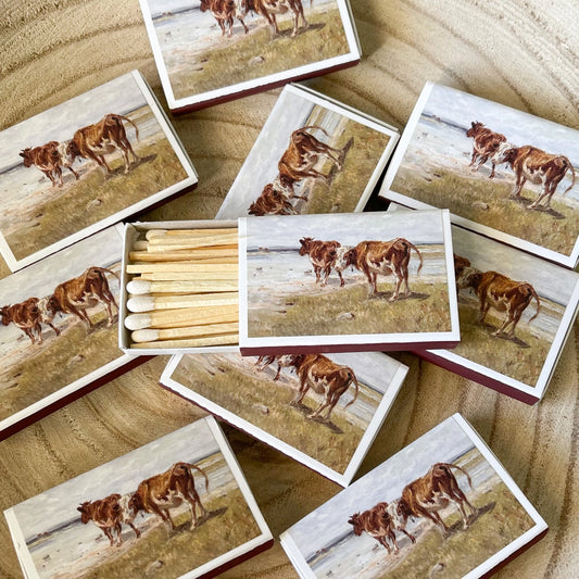 Cattle Match Set // Vintage Landscape