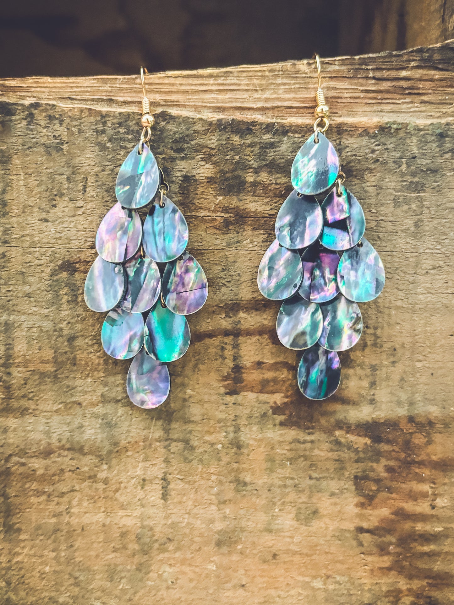 Beautiful Shell Chandelier Earrings