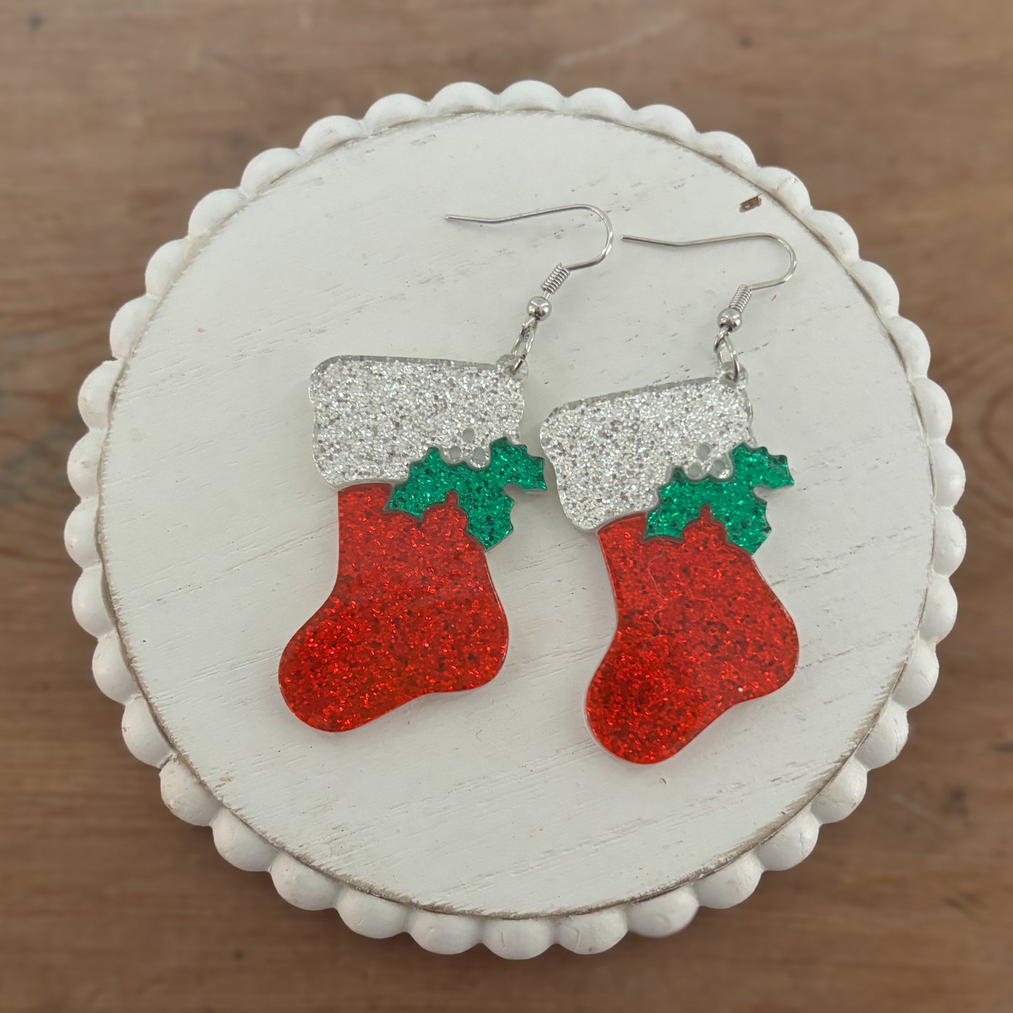 Adorable Christmas Stocking Earrings