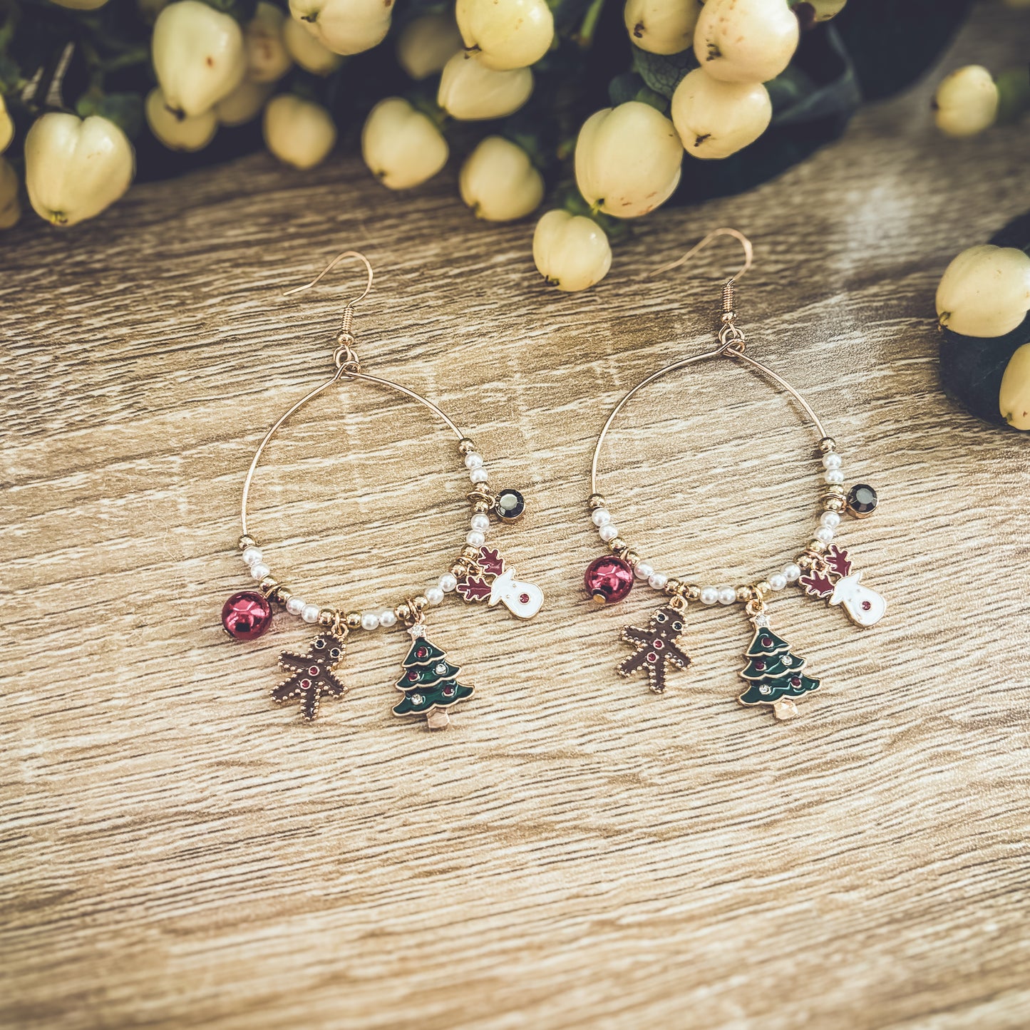 Adorable Christmas Drop Earrings