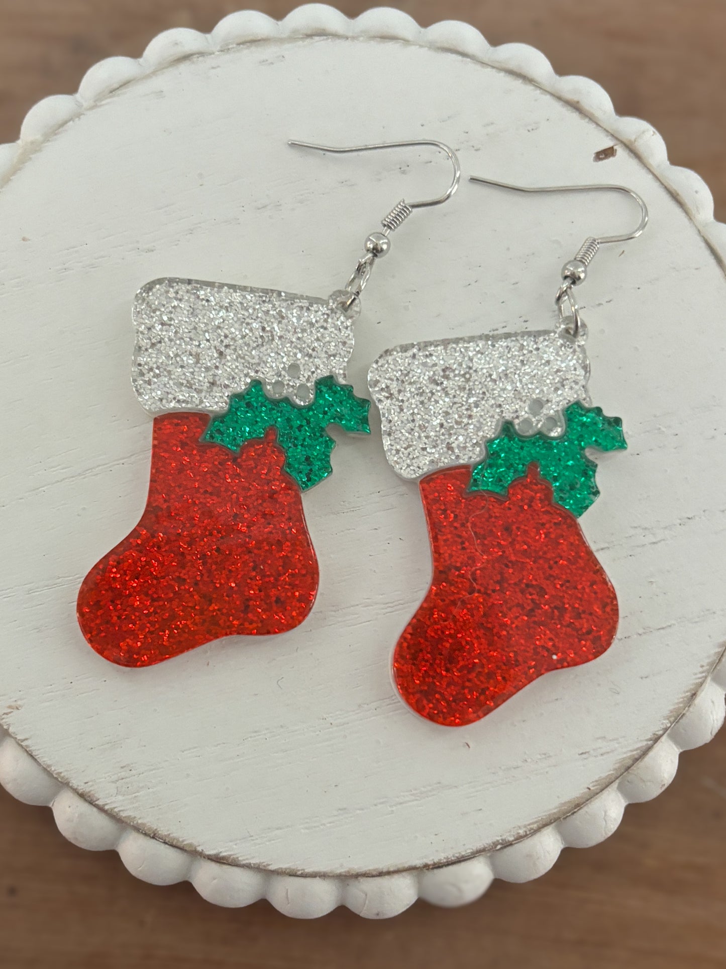 Adorable Christmas Stocking Earrings