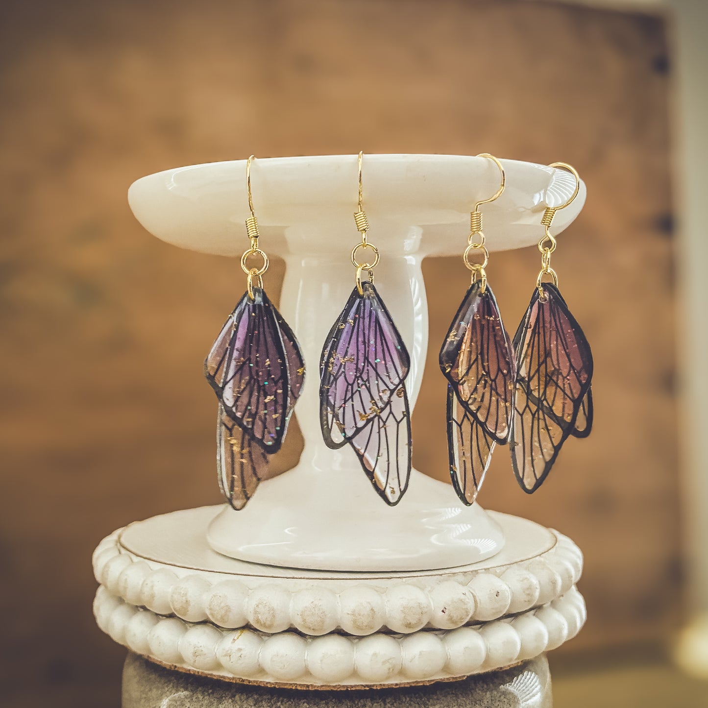 Beautiful Butterfly Wing Earrings