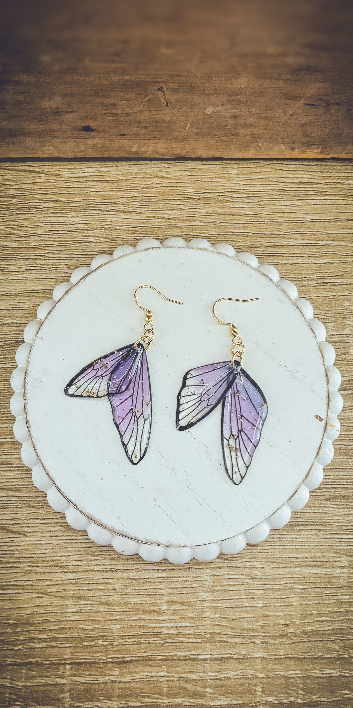 Beautiful Butterfly Wing Earrings